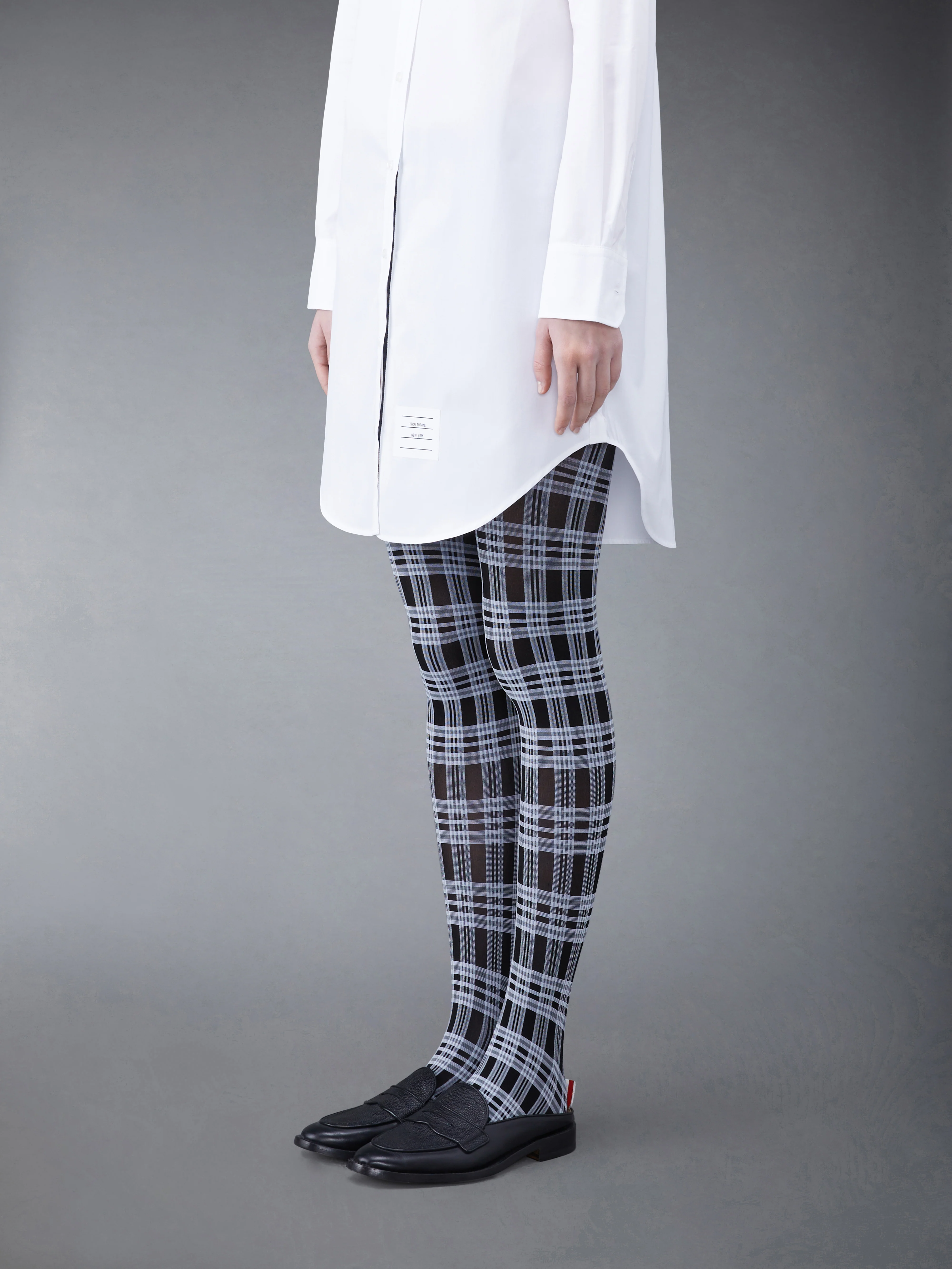 Prince of Wales Check Semi Opaque Tights - Image 2