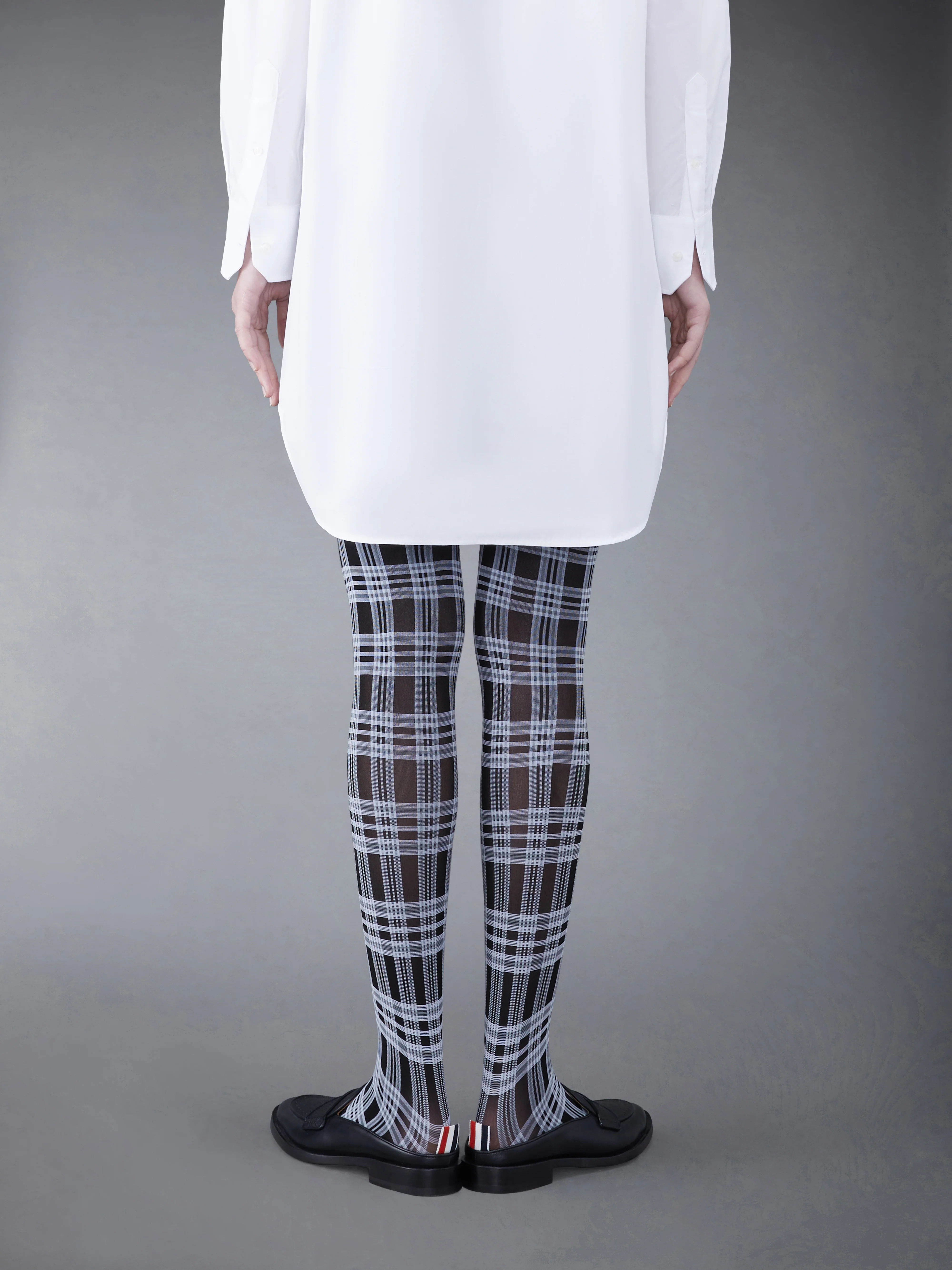 Prince of Wales Check Semi Opaque Tights - Image 3