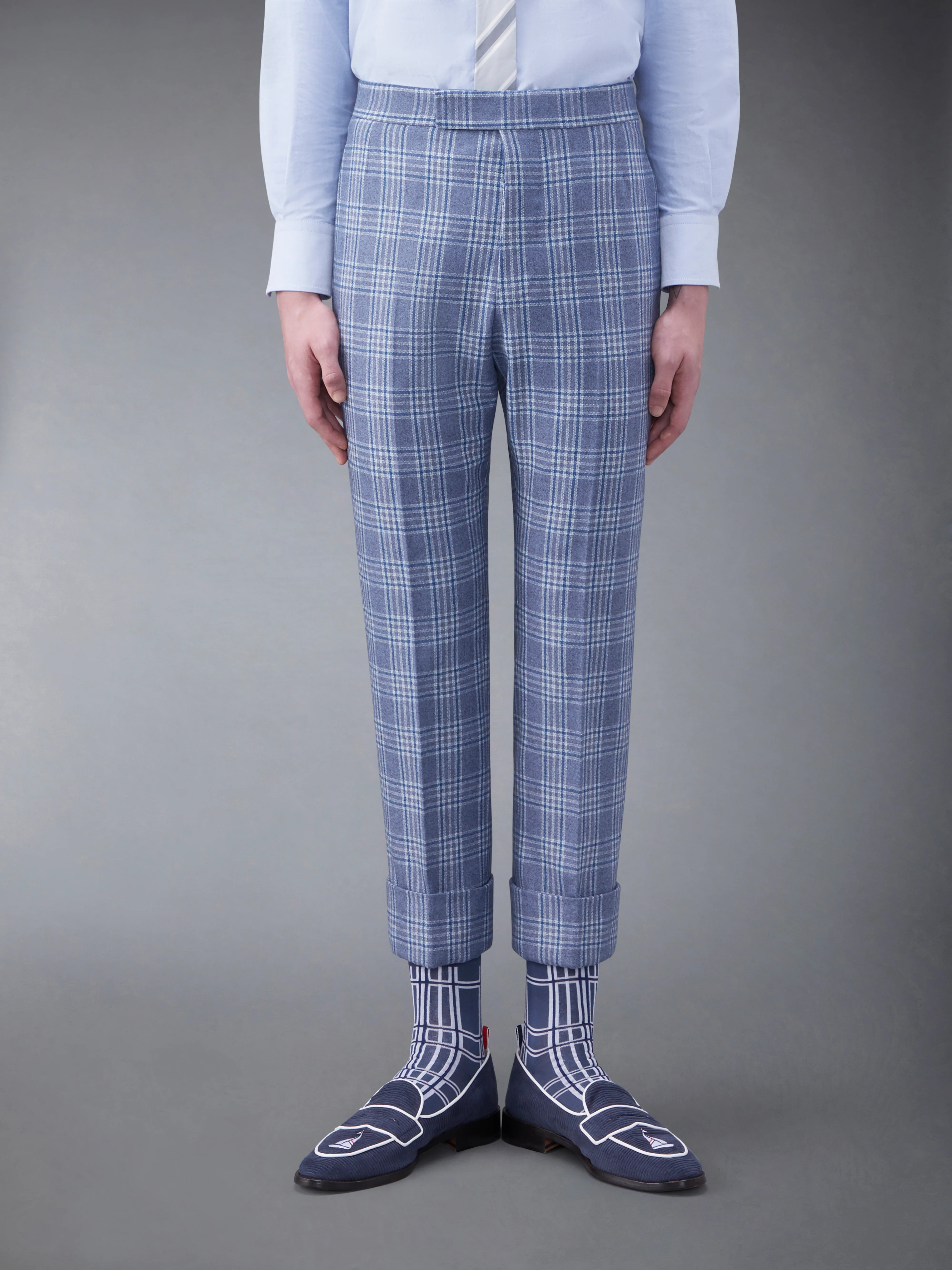 Prince of Wales Classic Backstrap Trouser