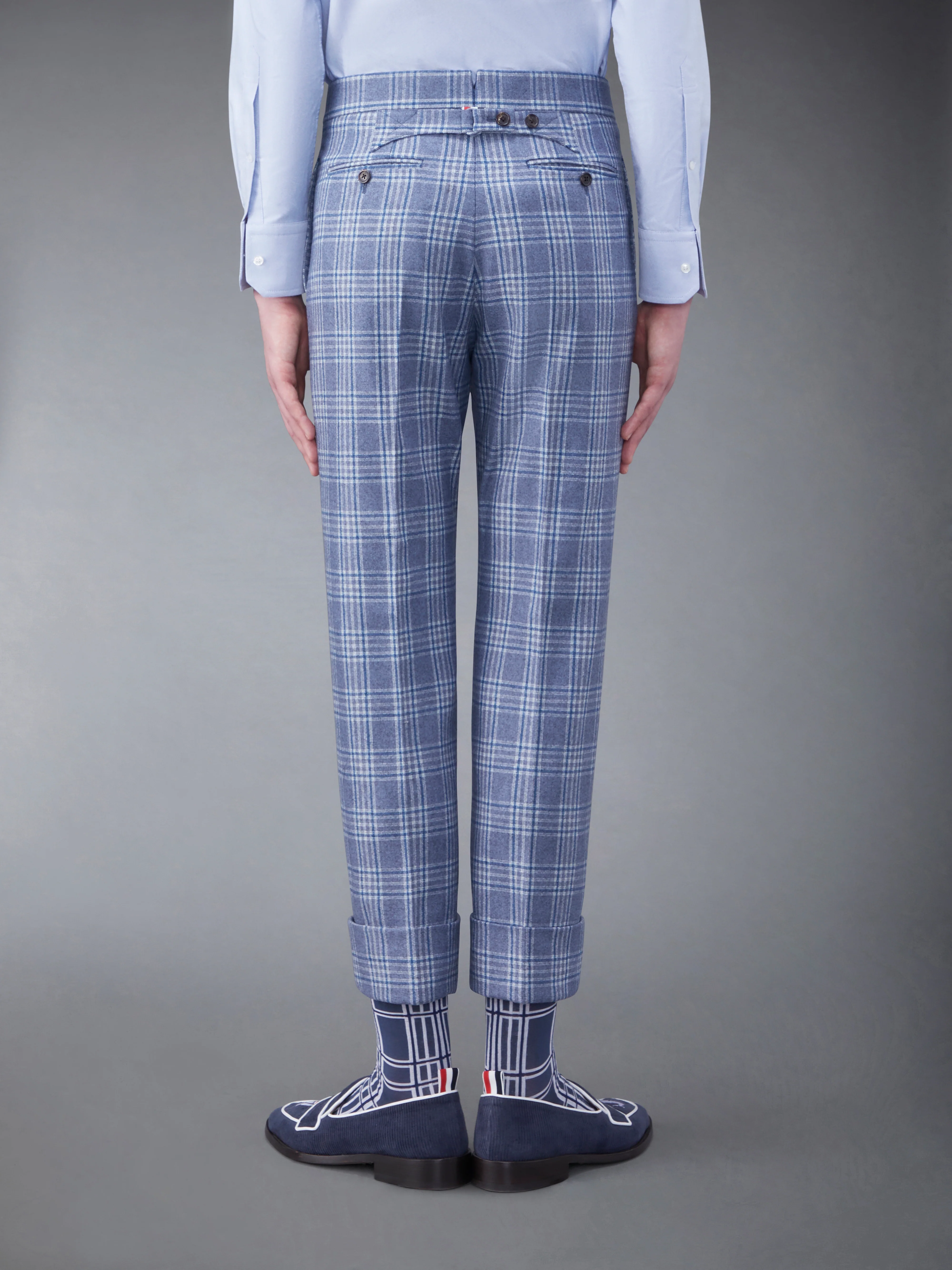 Prince of Wales Classic Backstrap Trouser - Image 2