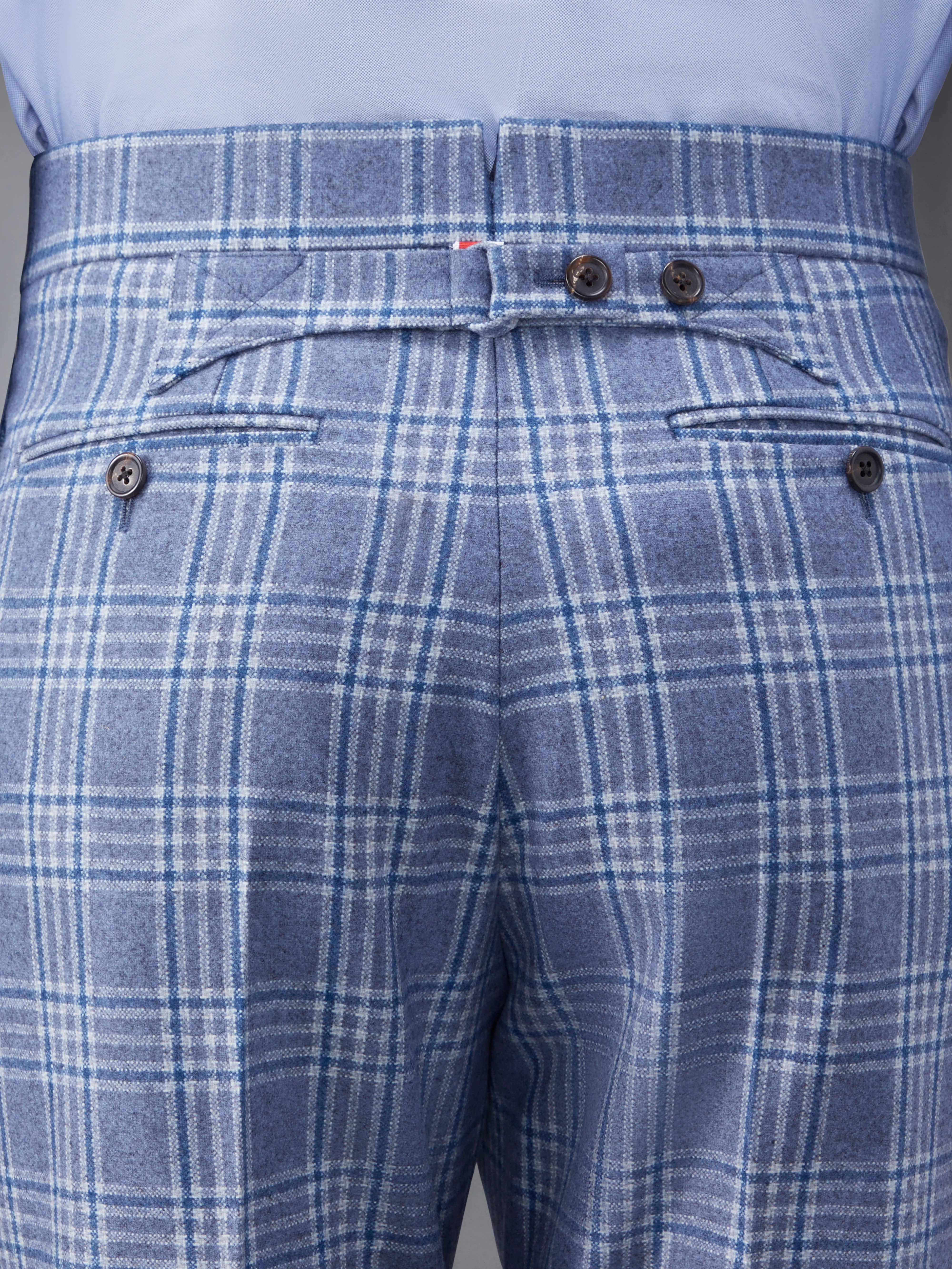 Prince of Wales Classic Backstrap Trouser - Image 4
