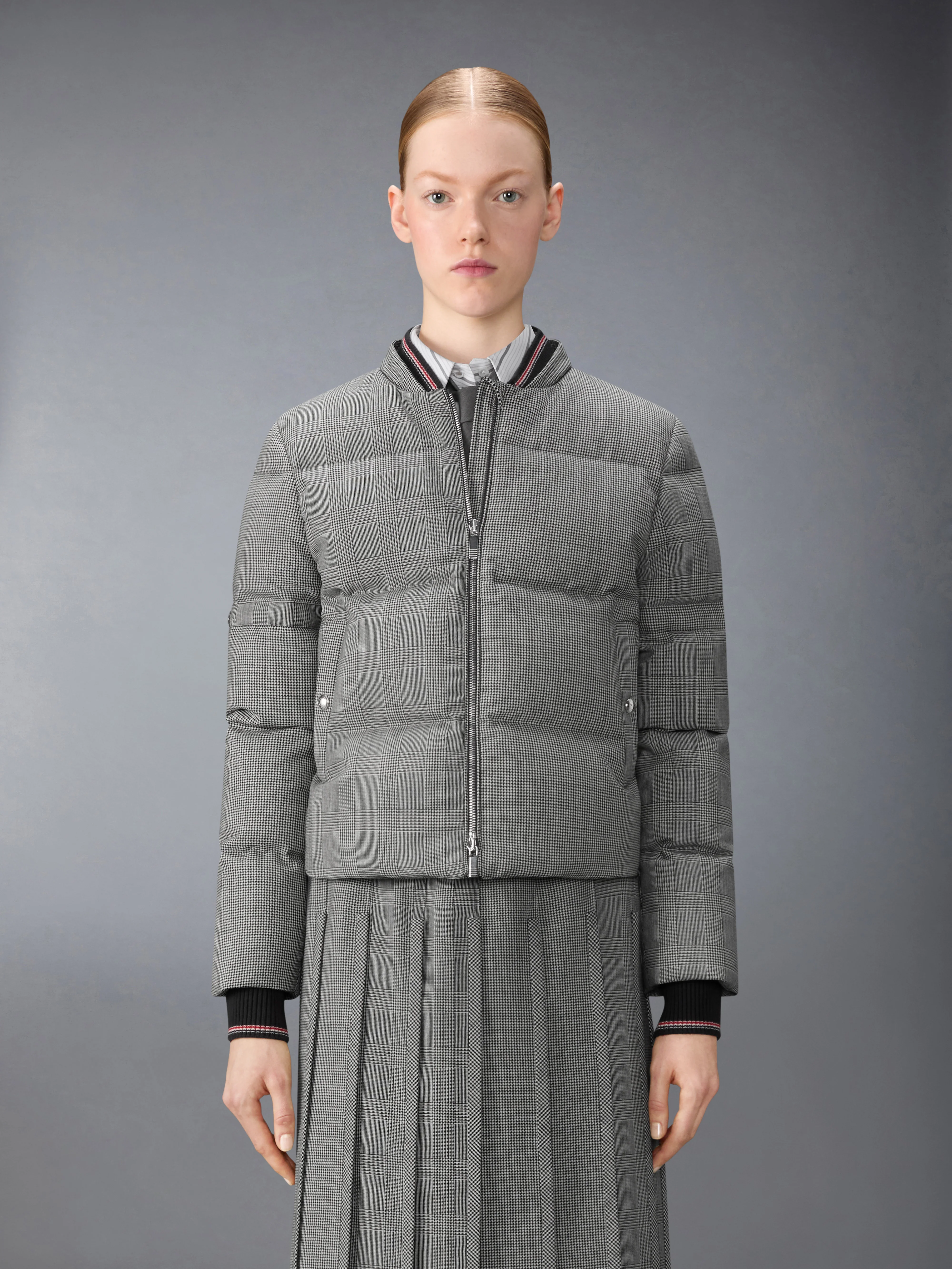 PRINCE OF WHALES FUNMIX WOOL DOWN FILLED JACKET