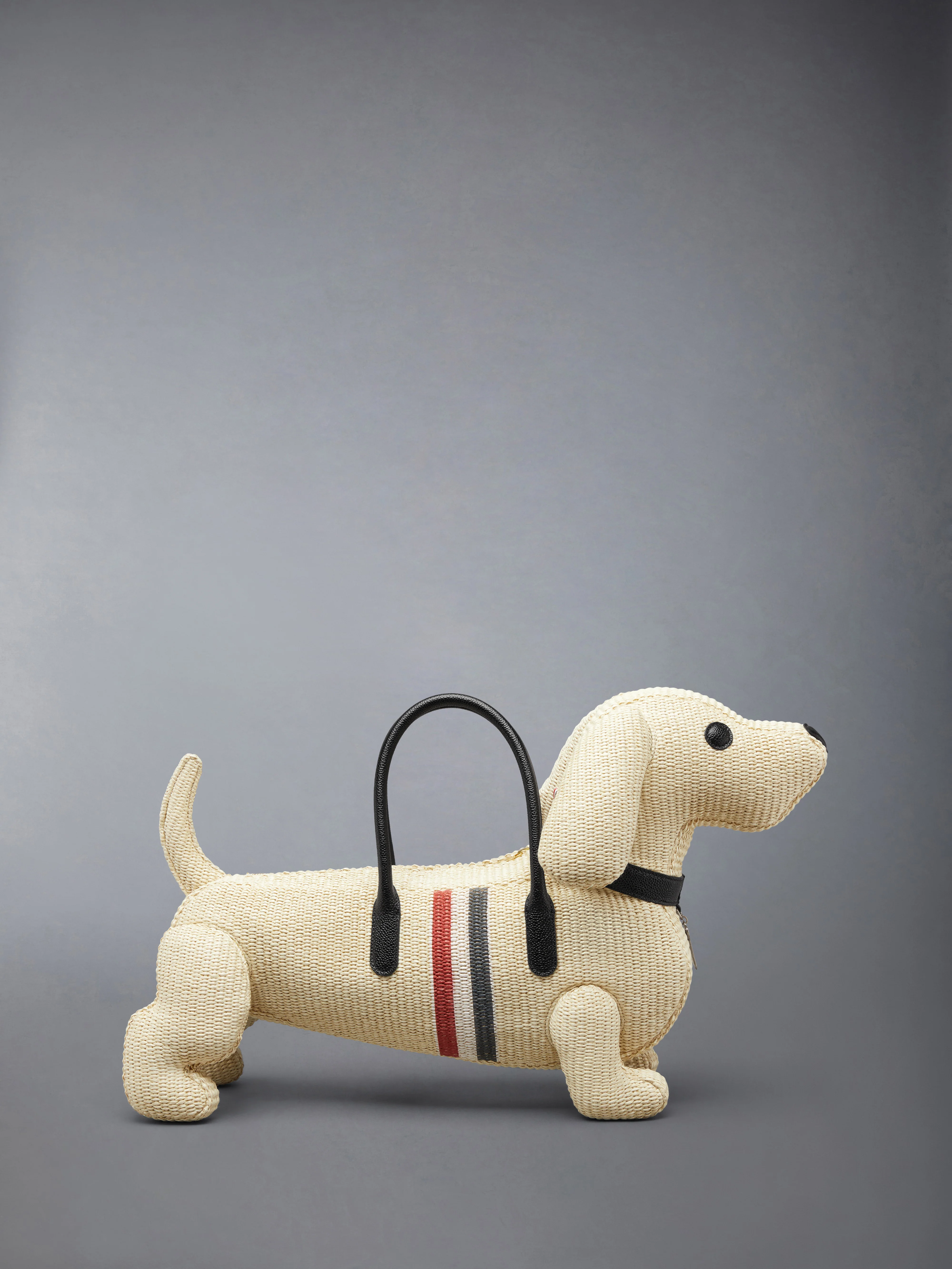 RAFFIA RWB STRIPE HECTOR BAG - Image 3
