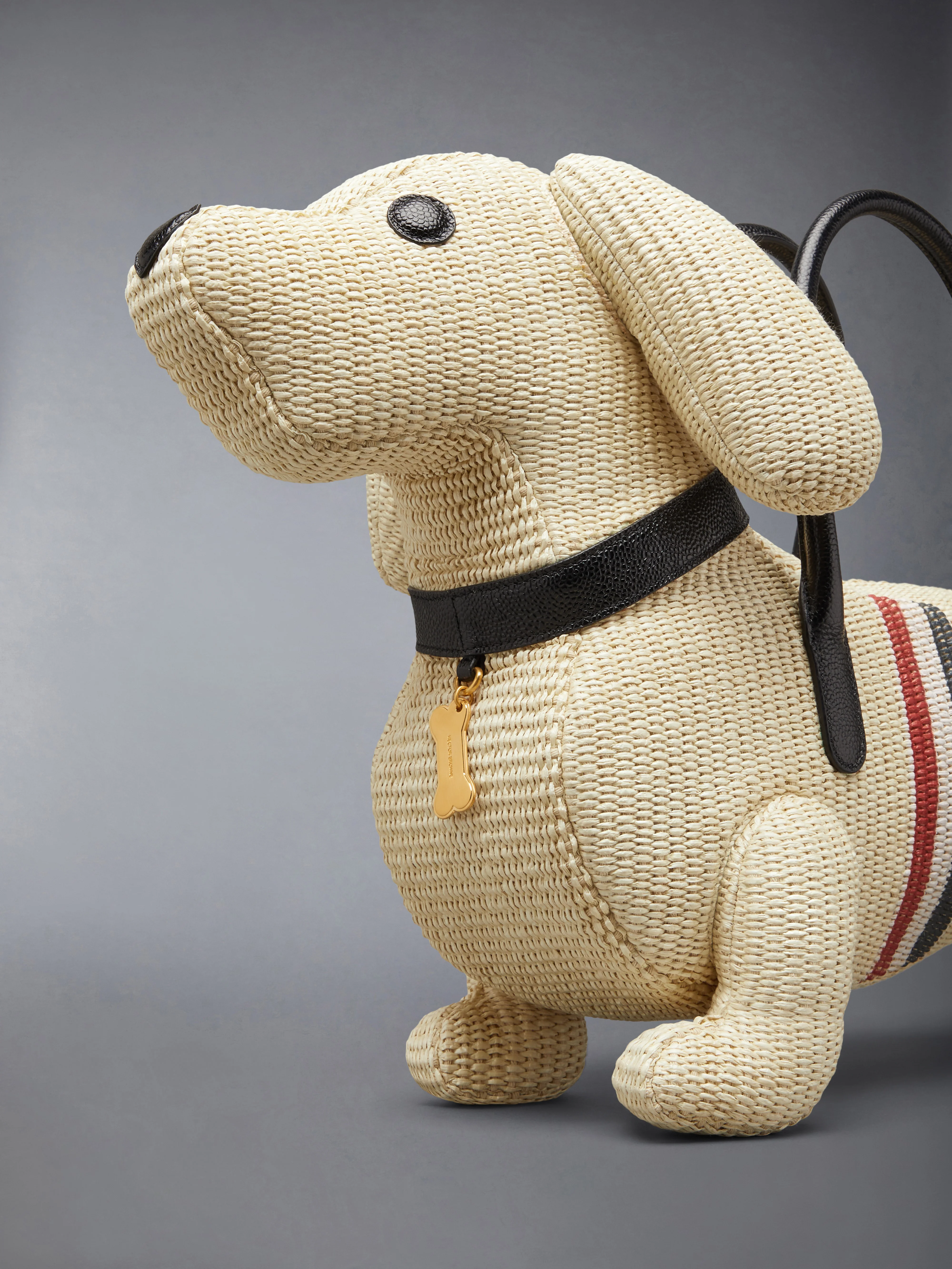 RAFFIA RWB STRIPE HECTOR BAG - Image 6