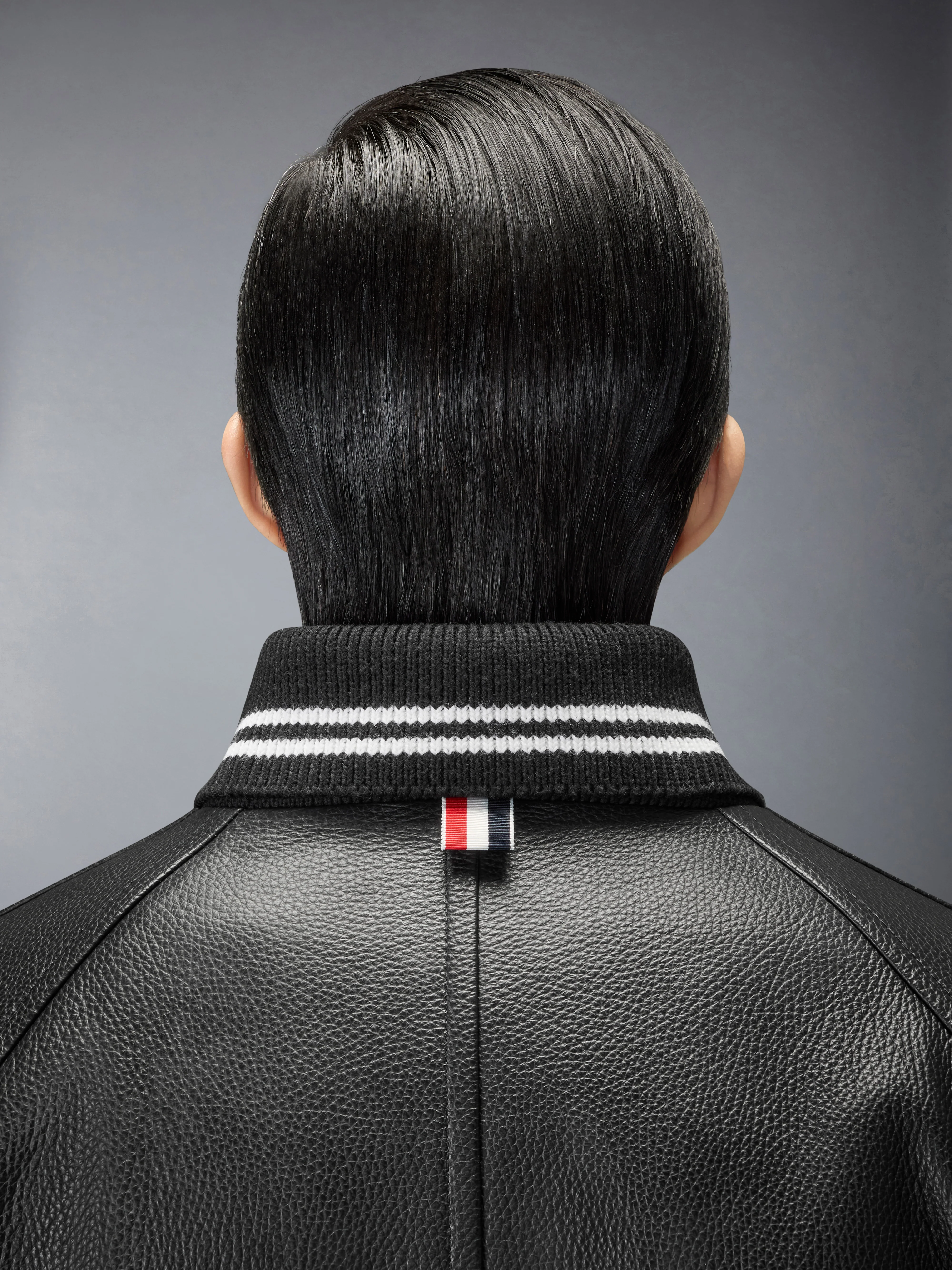 RAGLAN SLEEVE OVERSIZED LEATHER BLOUSON - Image 4