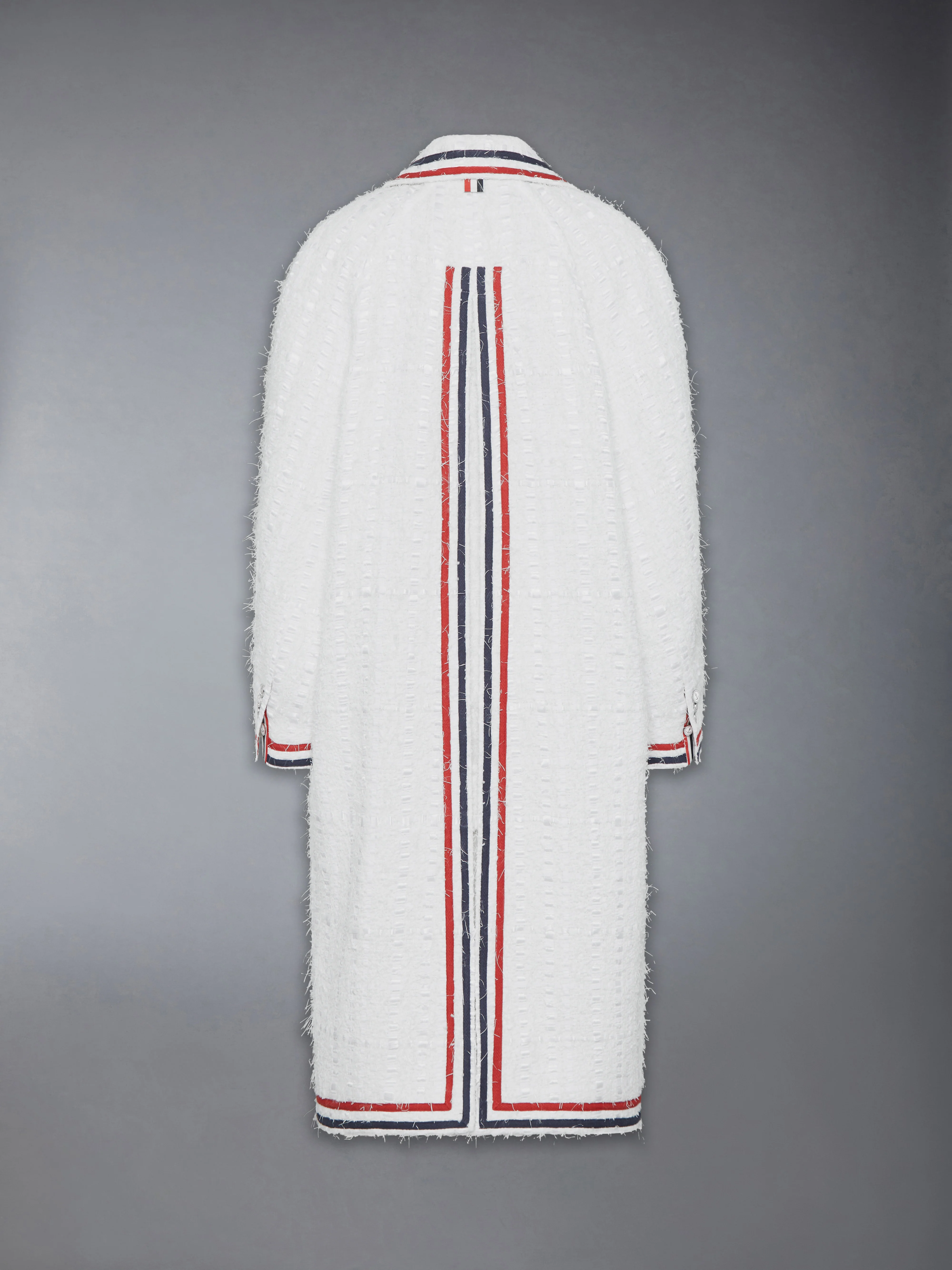SATIN RIBBON TWEED RAGLAN COAT - Image 8