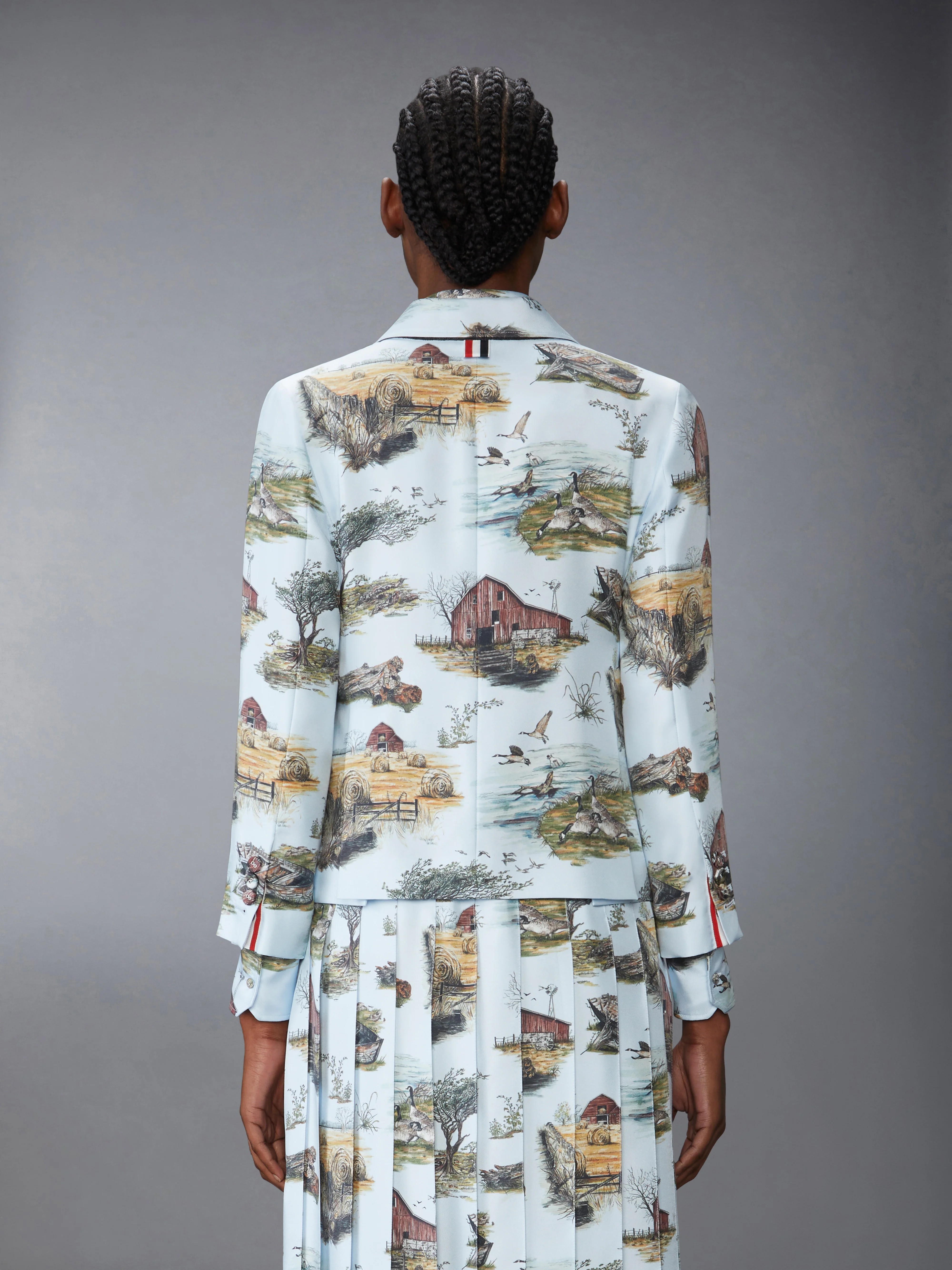 SCENIC TOILE SILK TWILL HIGH ARMHOLE SPORTCOAT - Image 2