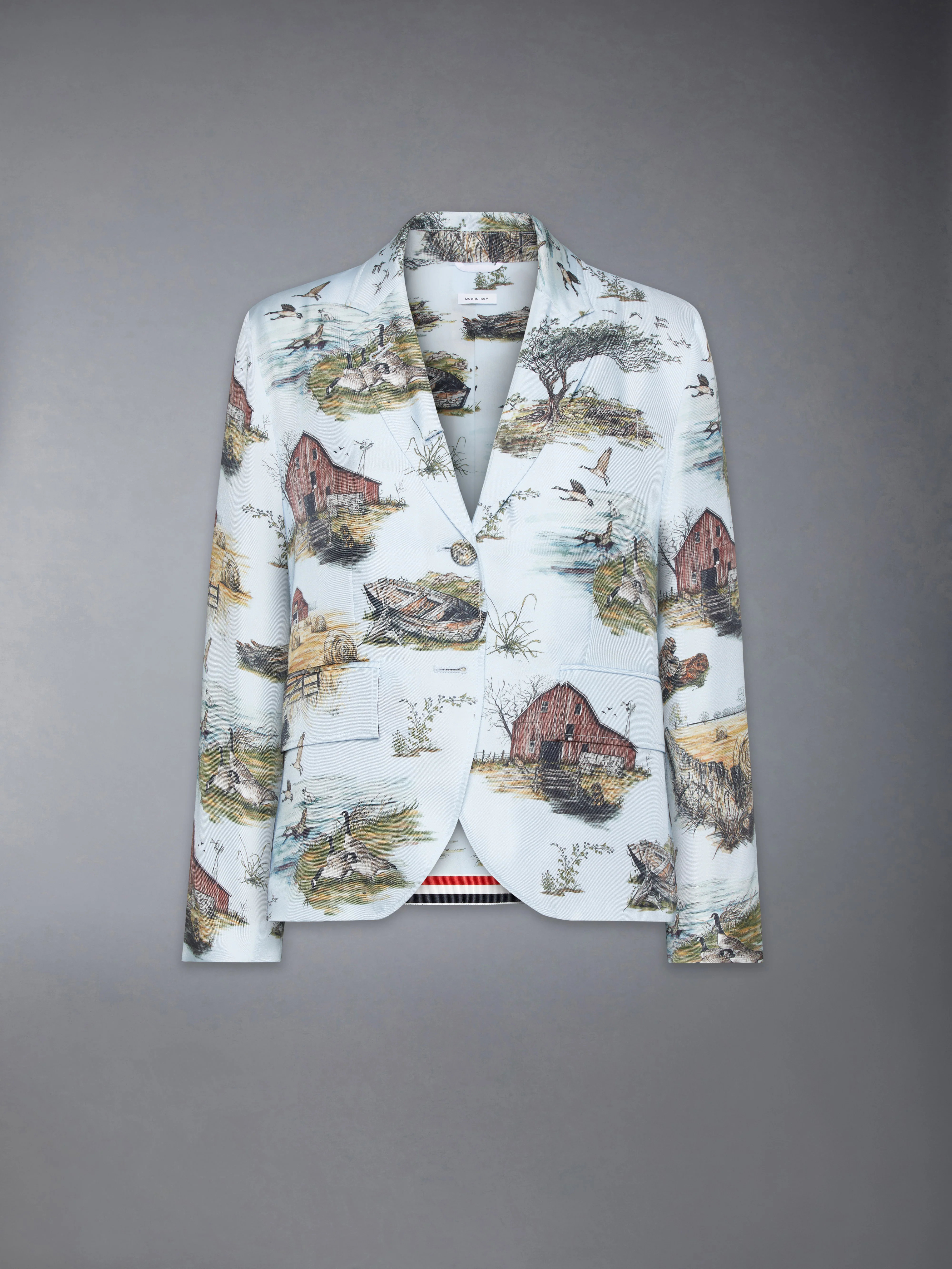 SCENIC TOILE SILK TWILL HIGH ARMHOLE SPORTCOAT - Image 6