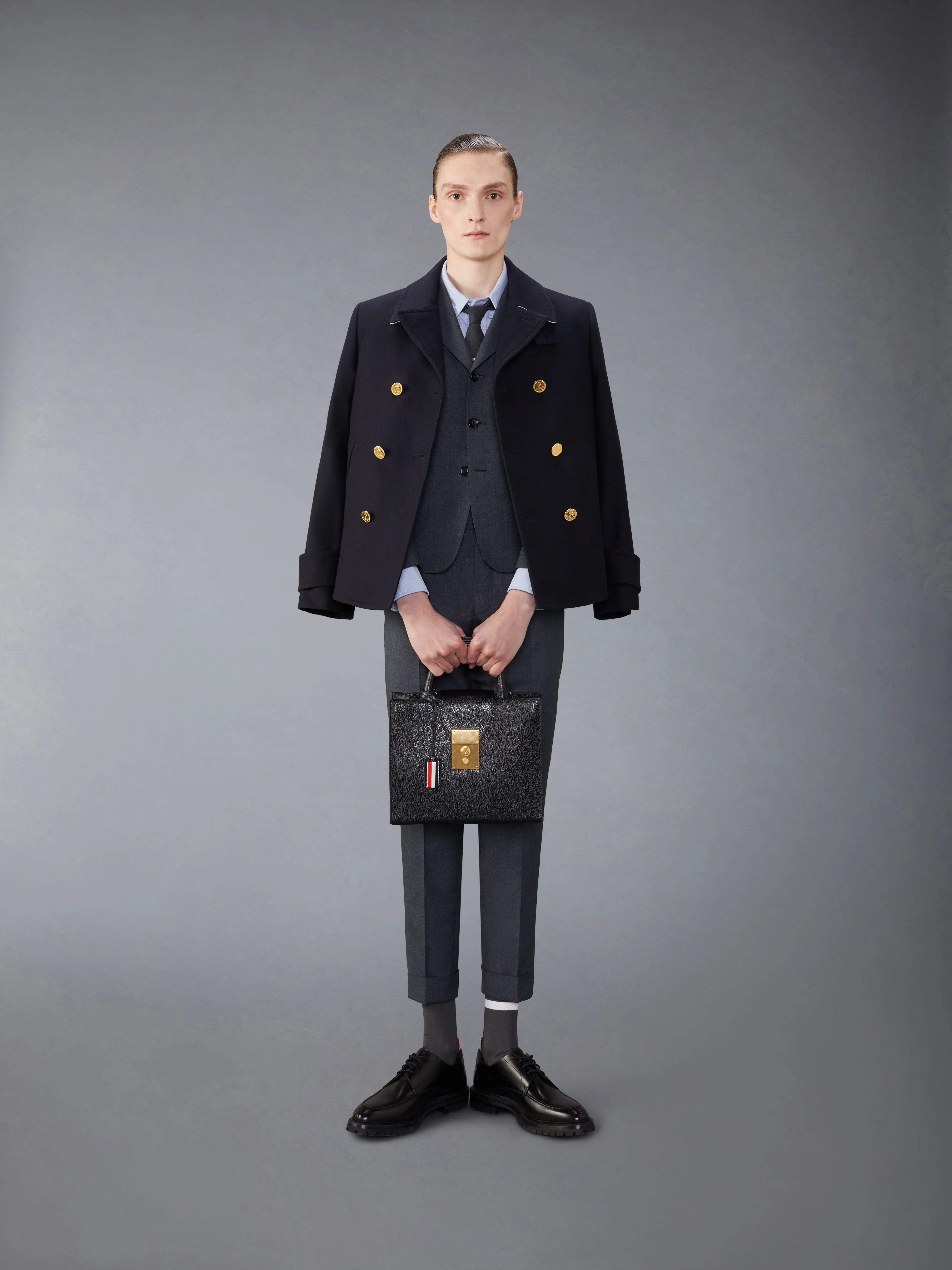 SCHOOL UNIFORM MID RISE SKINNY TROUSERS - Image 3