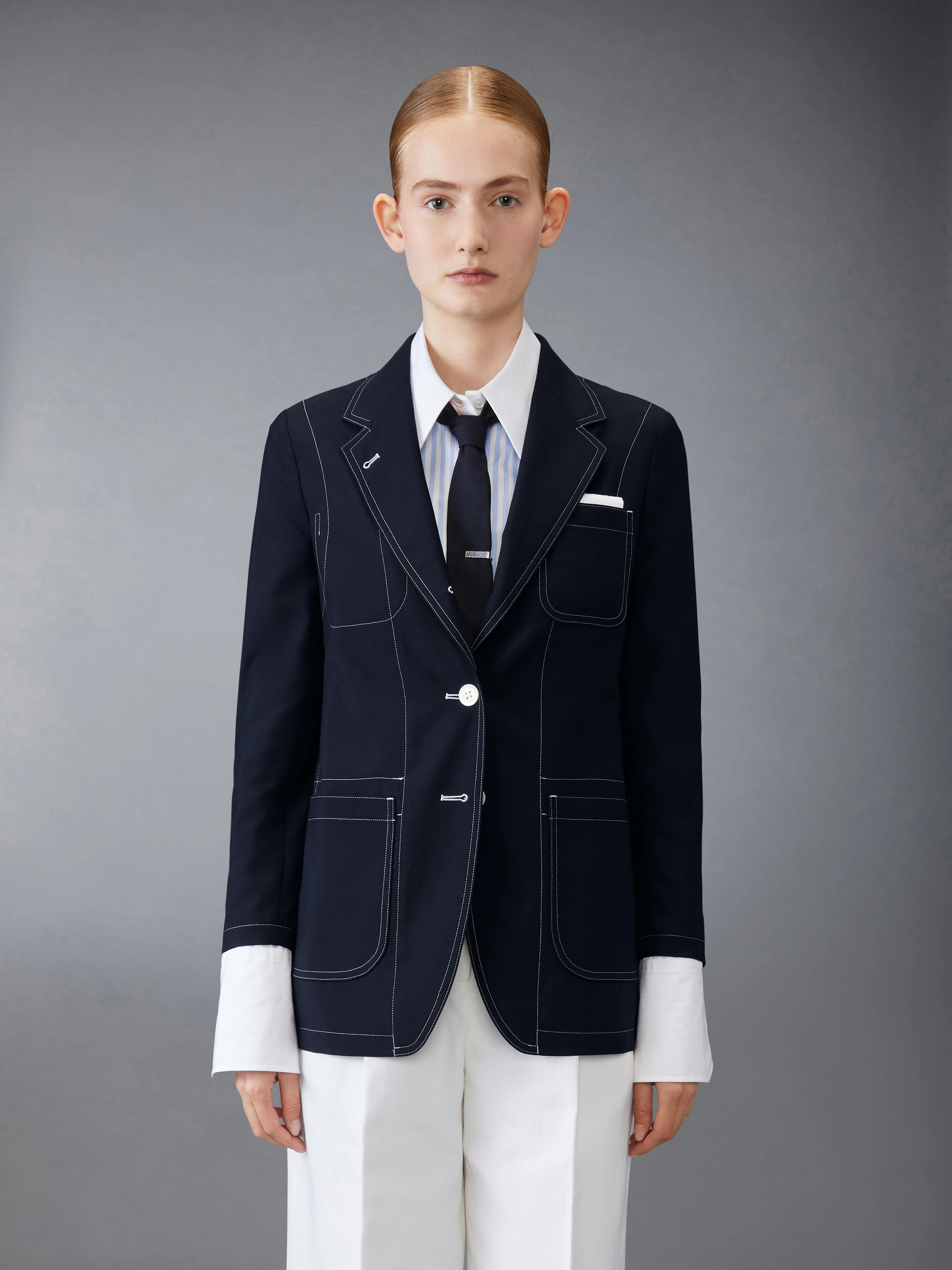 SCHOOL UNIFORM PATCH POCKET JACKET