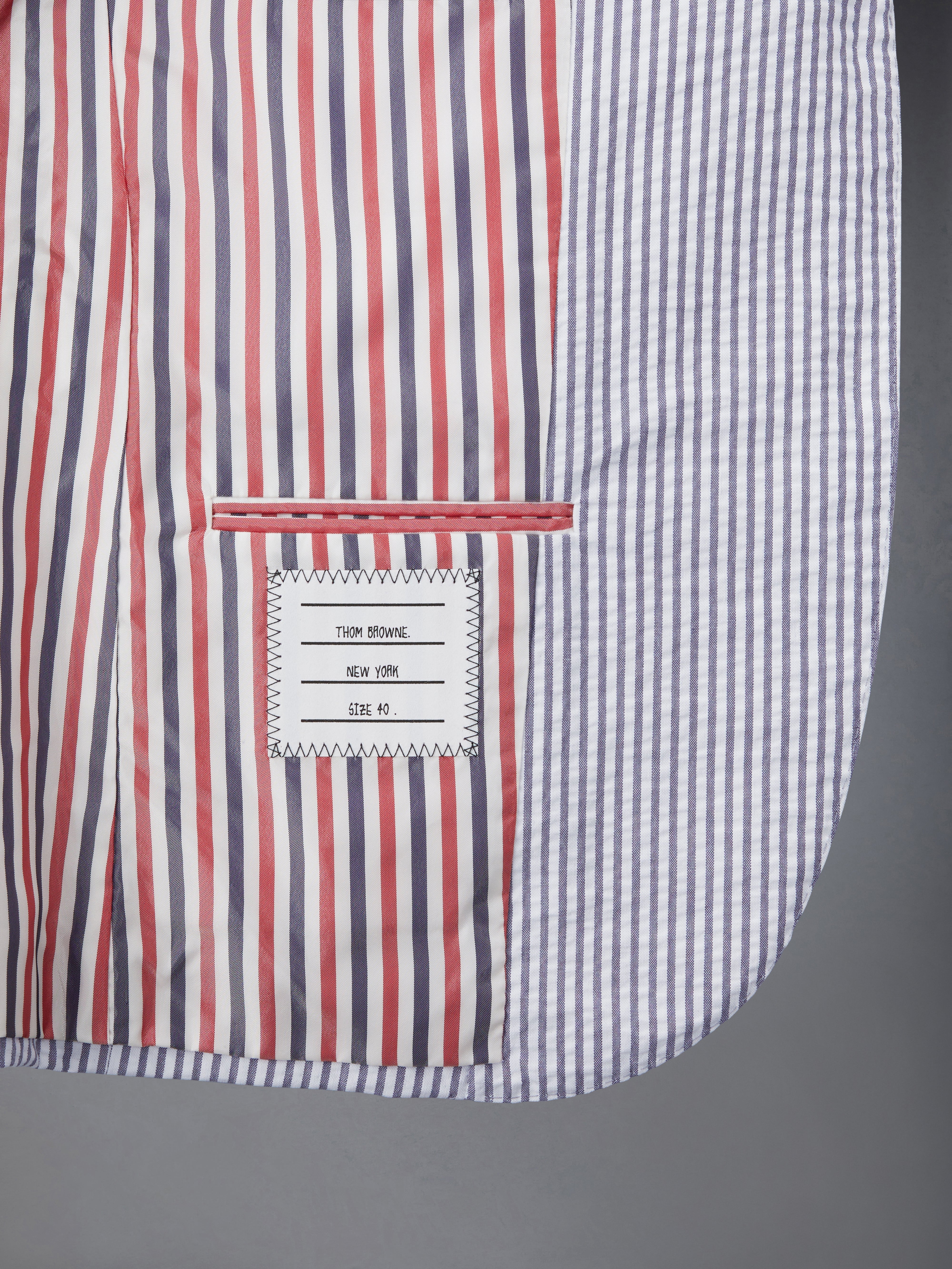 SEERSUCKER HIGH ARMHOLE SPORTCOAT - Image 6