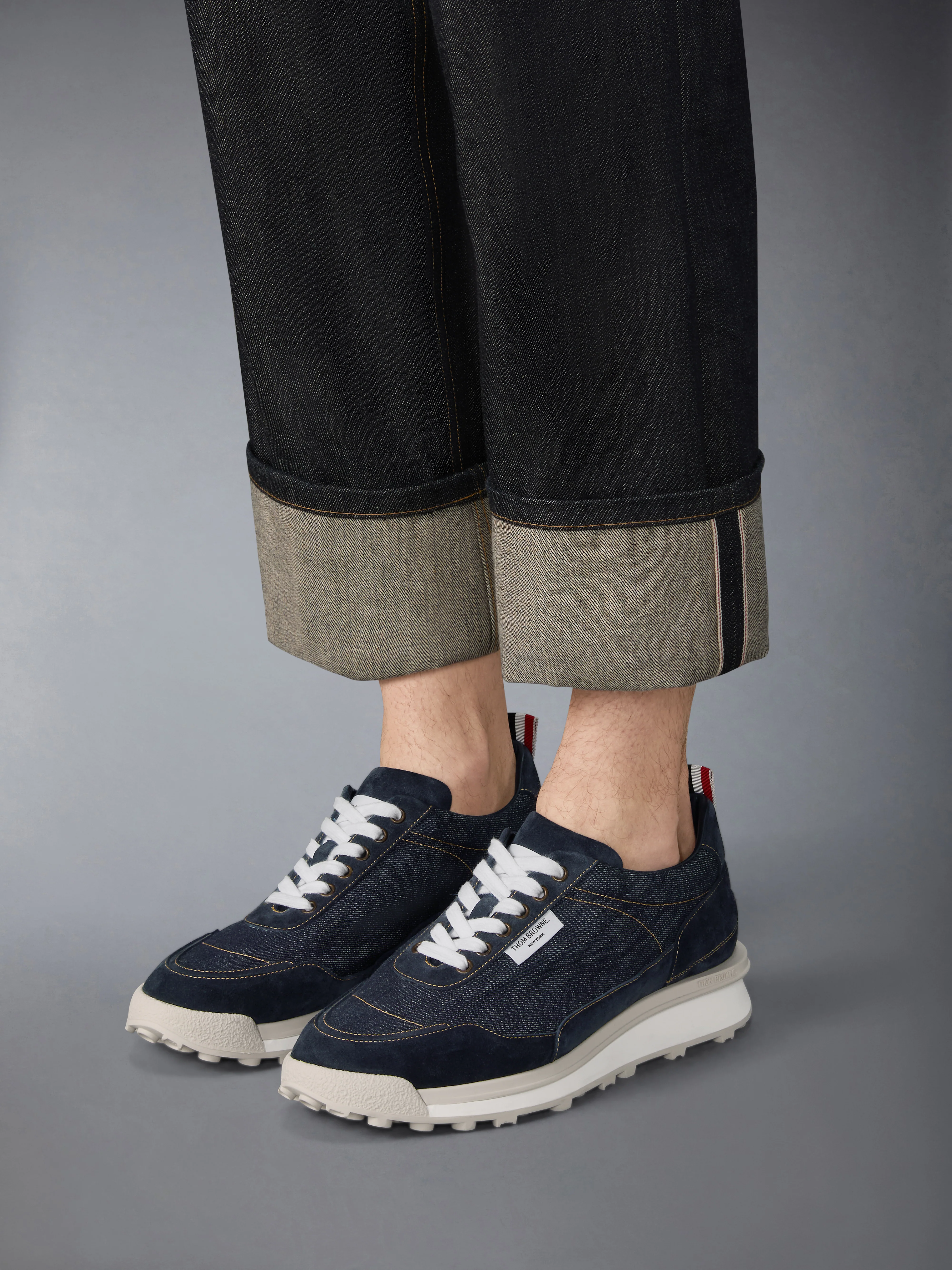 SELVEDGE DENIM TECH RUNNER ALUMNI SNEAKER - Image 3