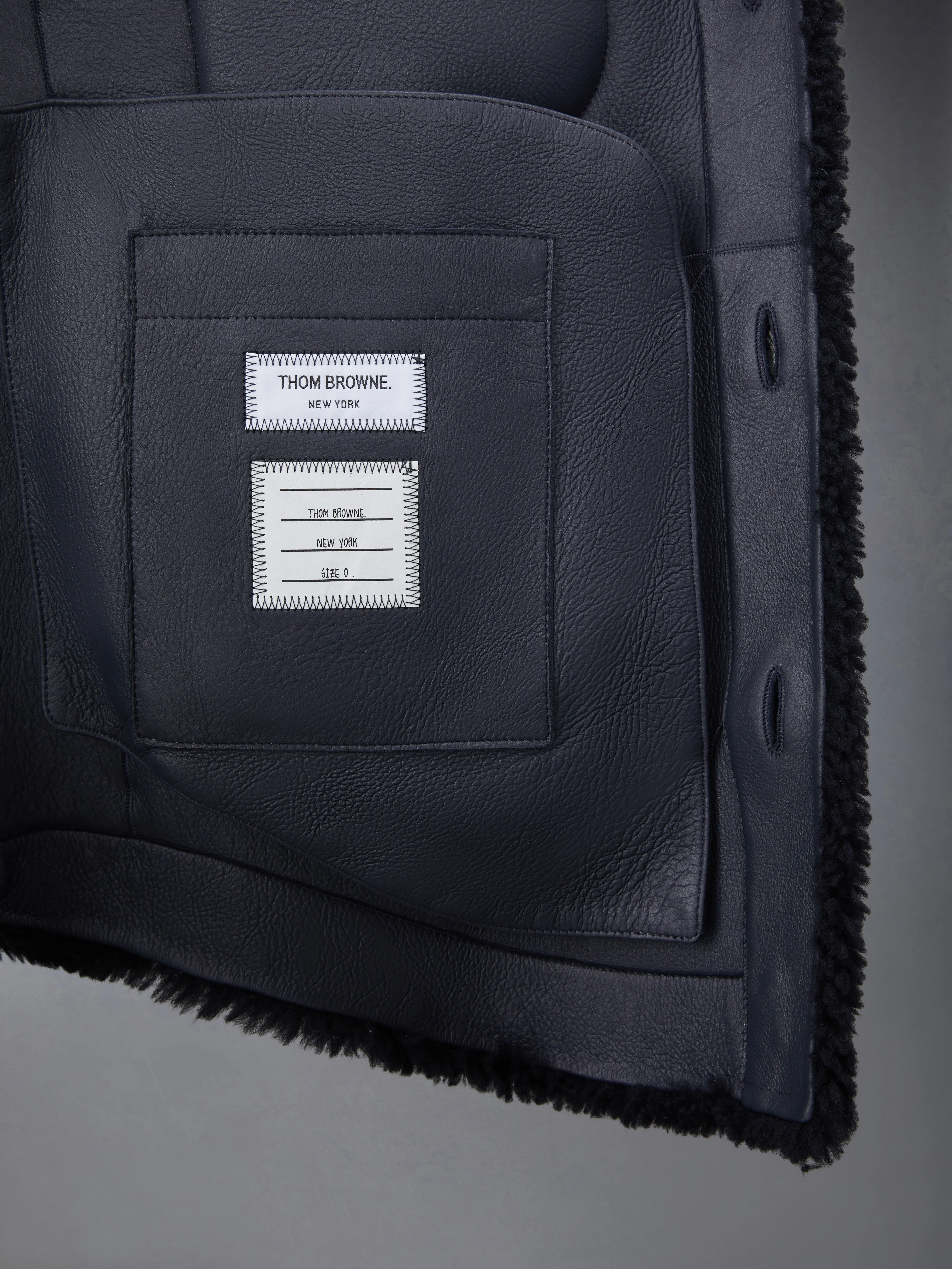 SHEARLING 4-BAR OVERSIZED SHIRT JACKET - Image 6