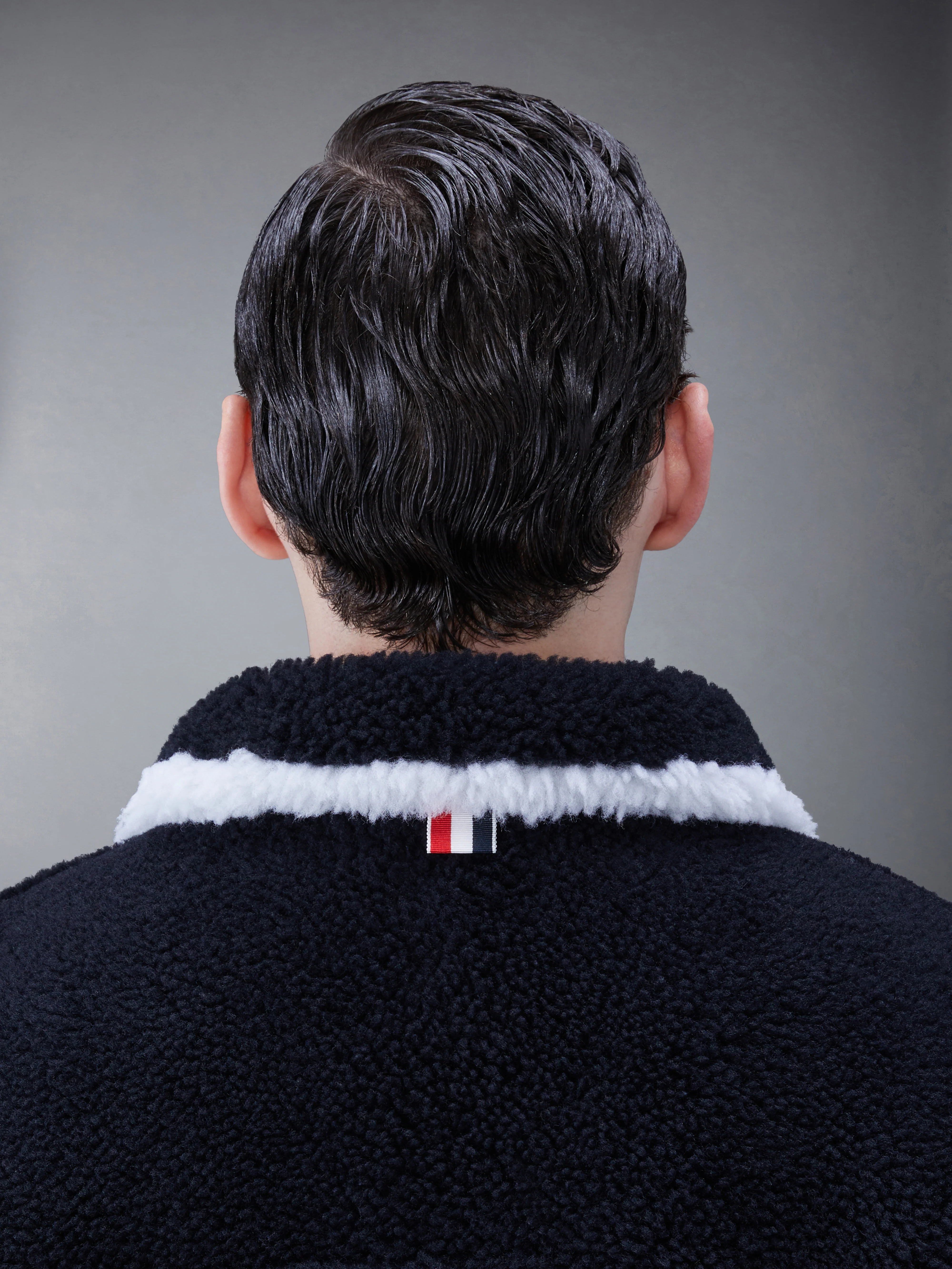 SHEARLING 4-BAR SACK JACKET - Image 5