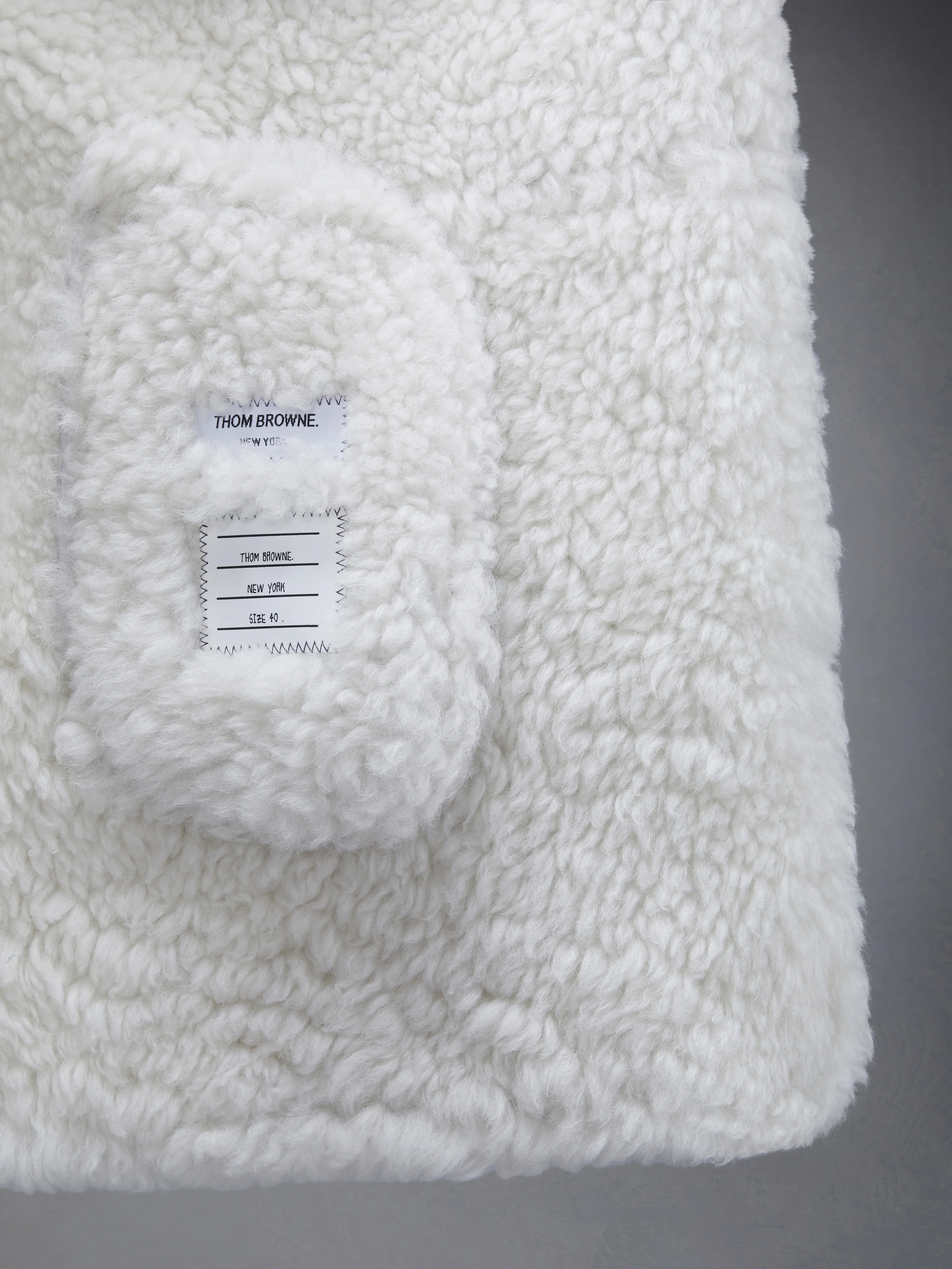 Shearling Pea Coat - Image 6