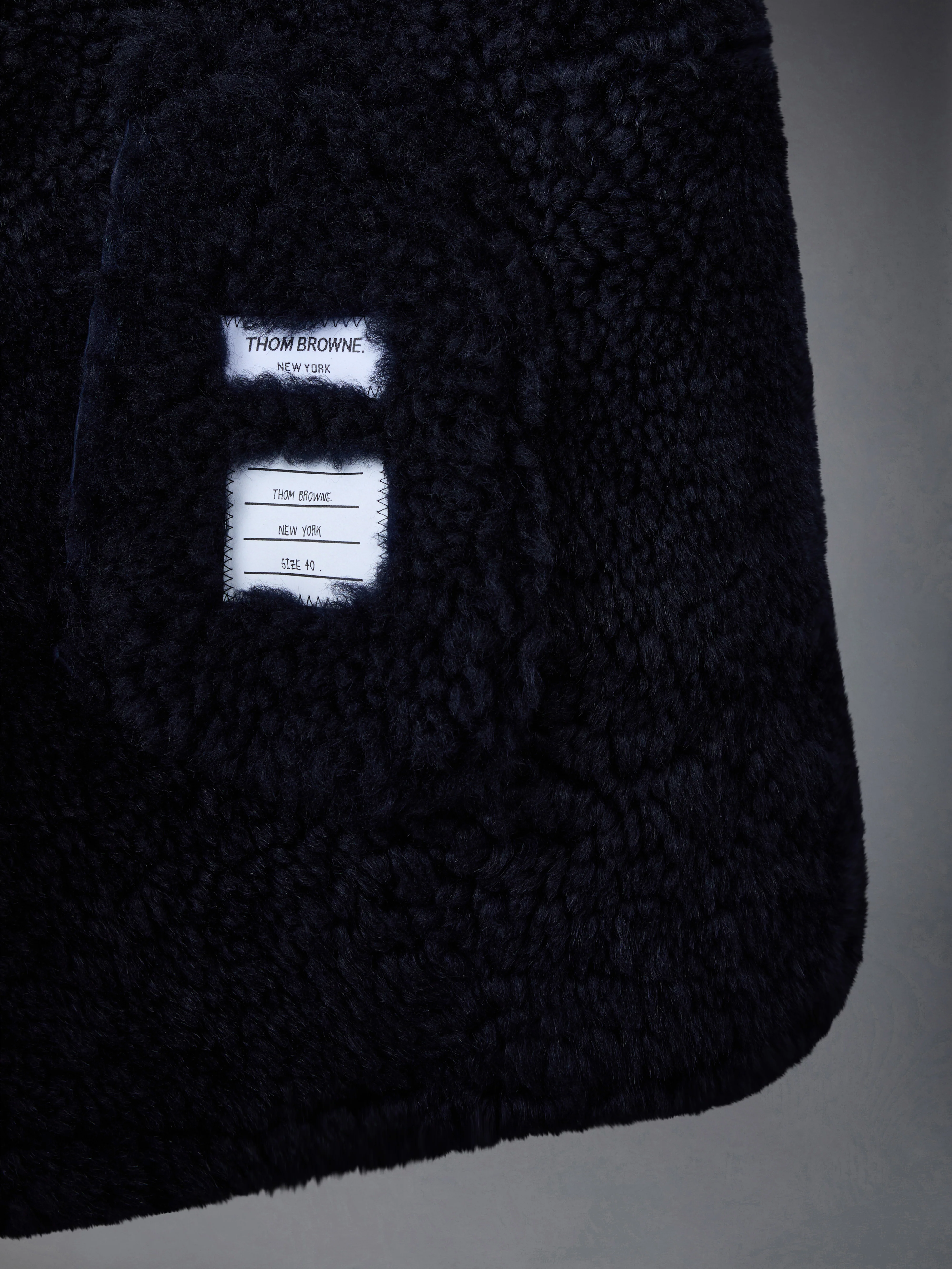 Shearling Pea Coat - Image 5