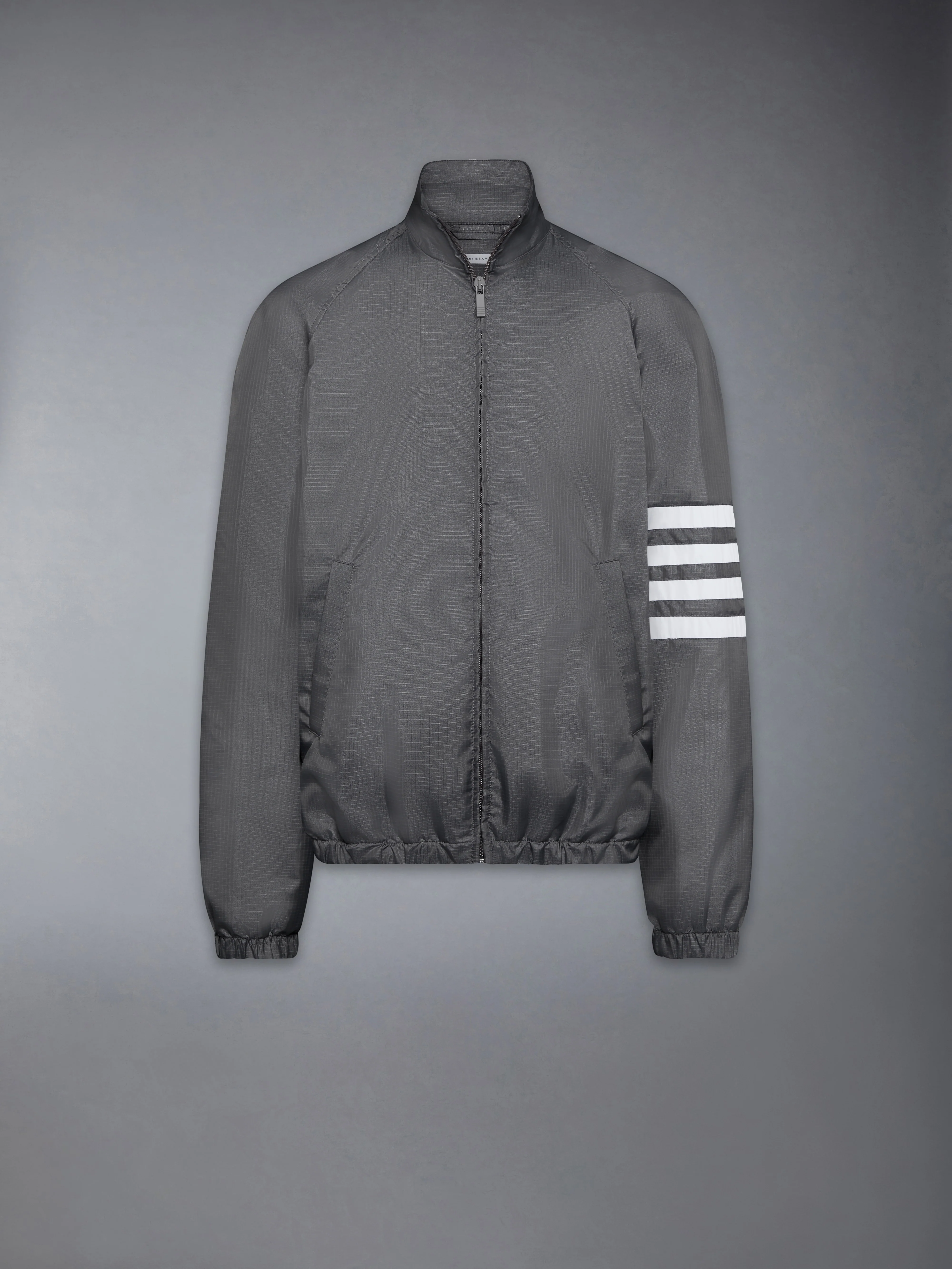 SHINY RIPSTOP RAGLAN 4-BAR TRACK JACKET - Image 7