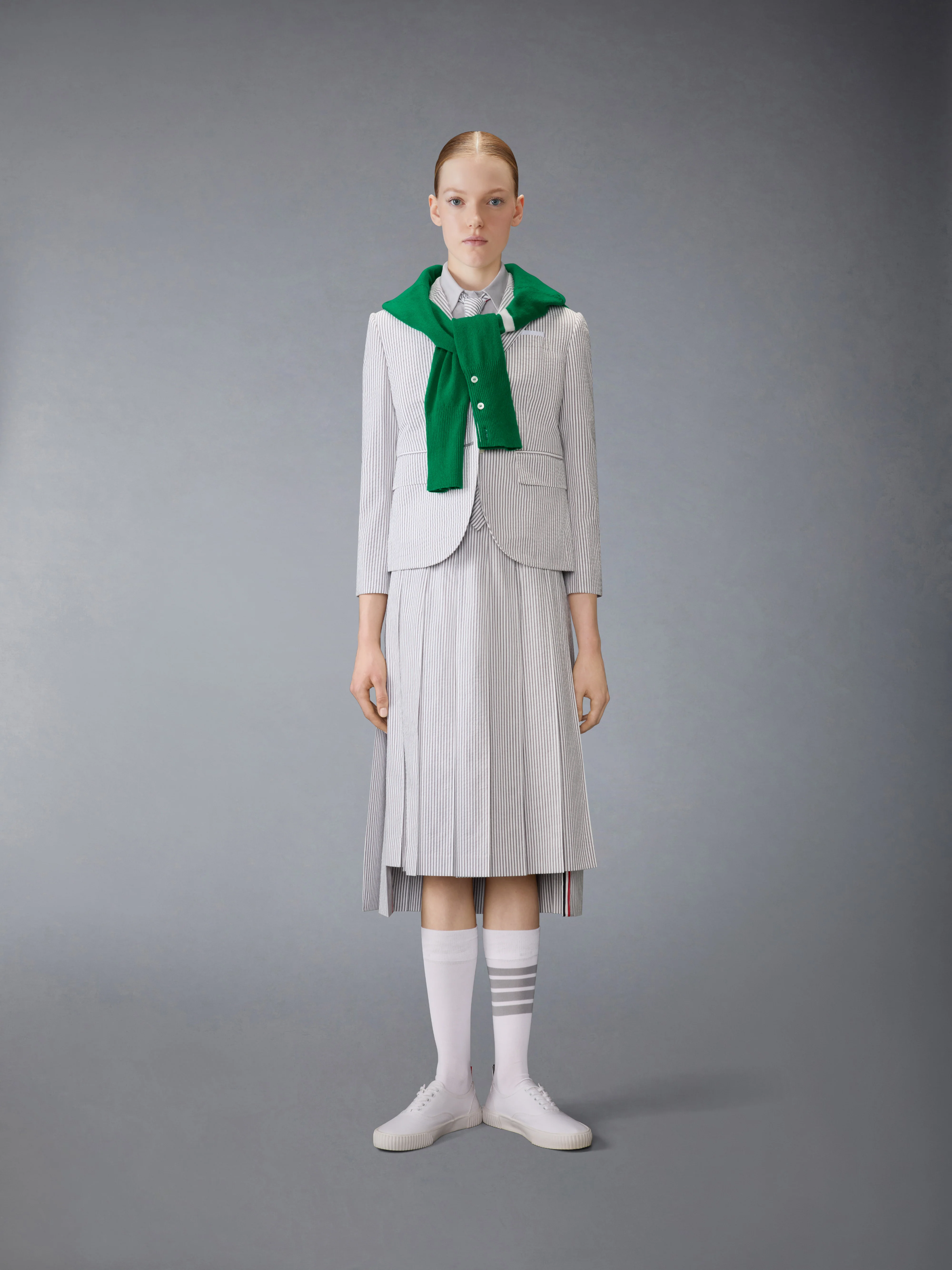 SHORT SLEEVE CROPPED OXFORD SHIRT - Image 4