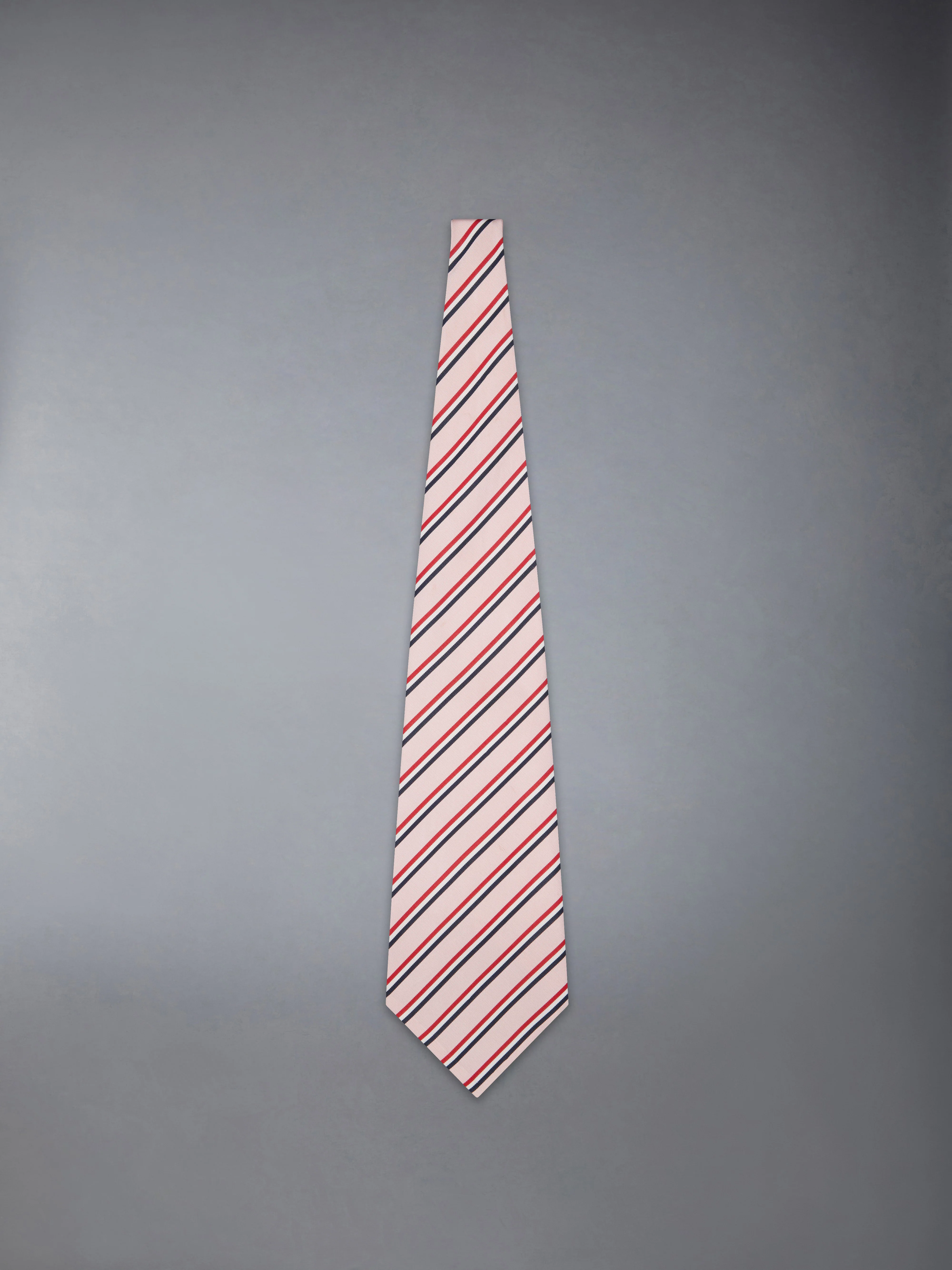 SILK COTTON MOGADOR TRICOLOR WIDE TIE