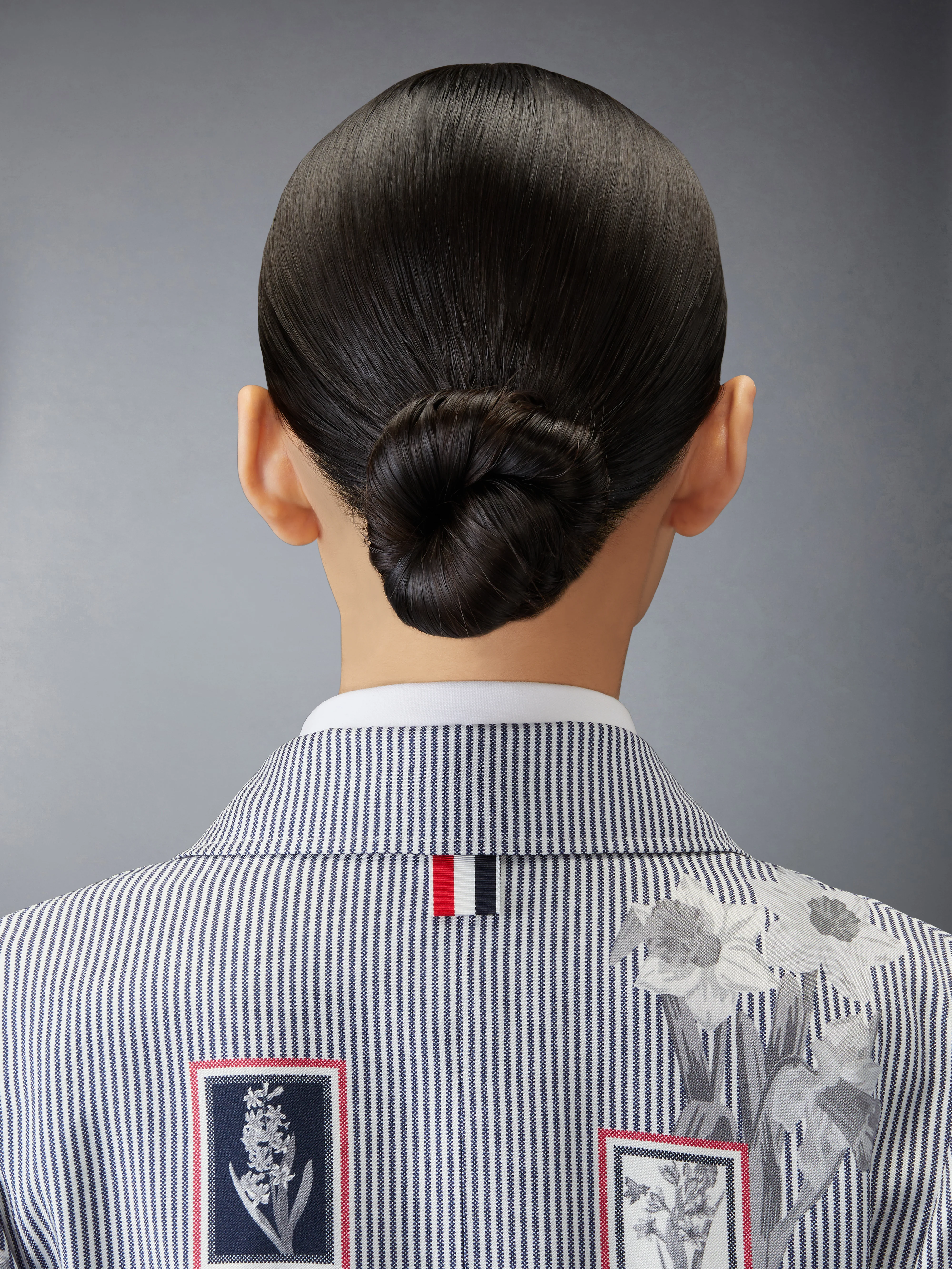 SILK TWILL FRAMED FLORAL HIGH ARMHOLE SPORTCOAT - Image 6