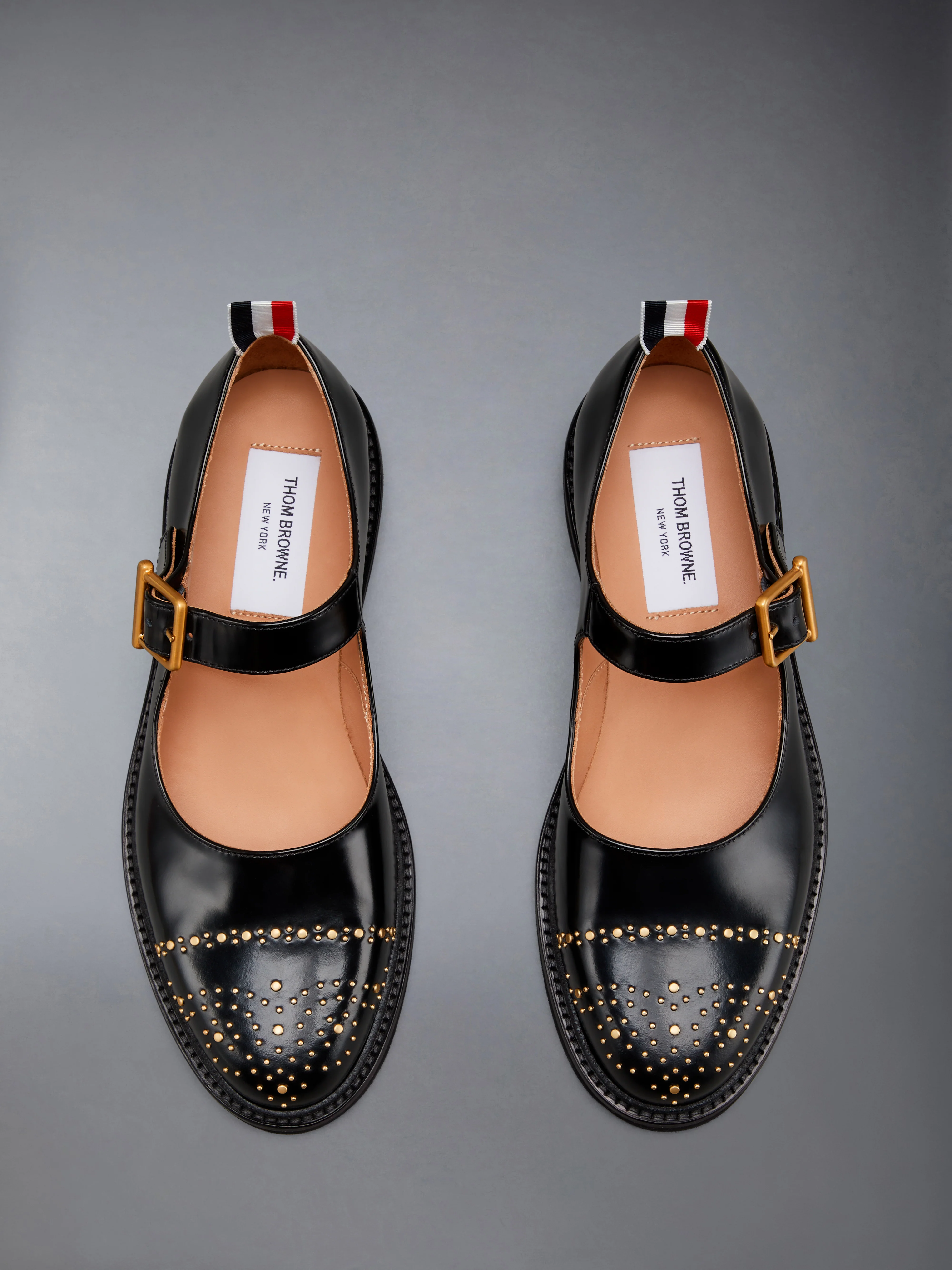 SOFT SPAZZOLATO LEATHER STUD THOM JOHN - Image 5