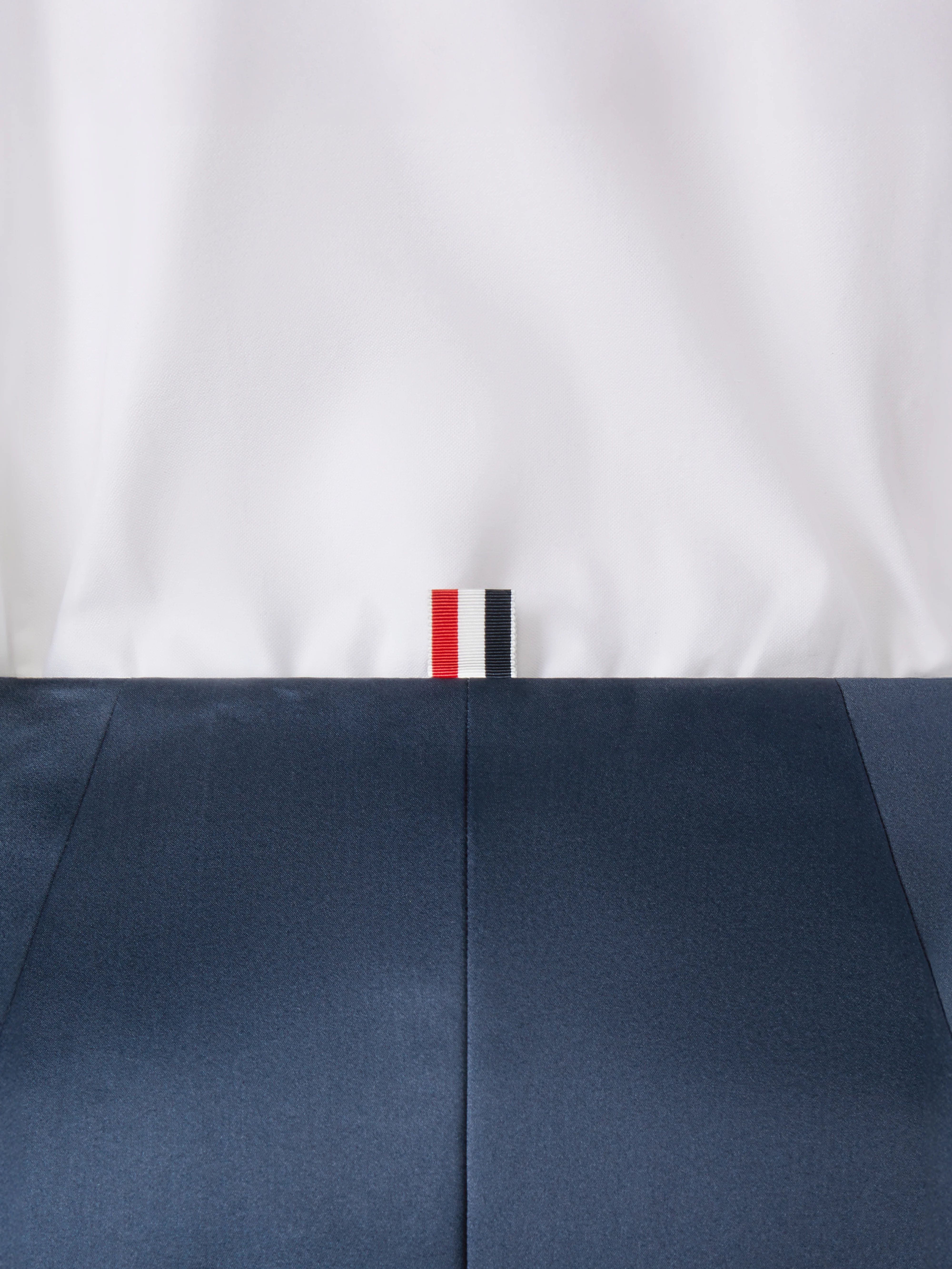 SOLID DOUBLE DUCHESS PENCIL SKIRT - Image 5