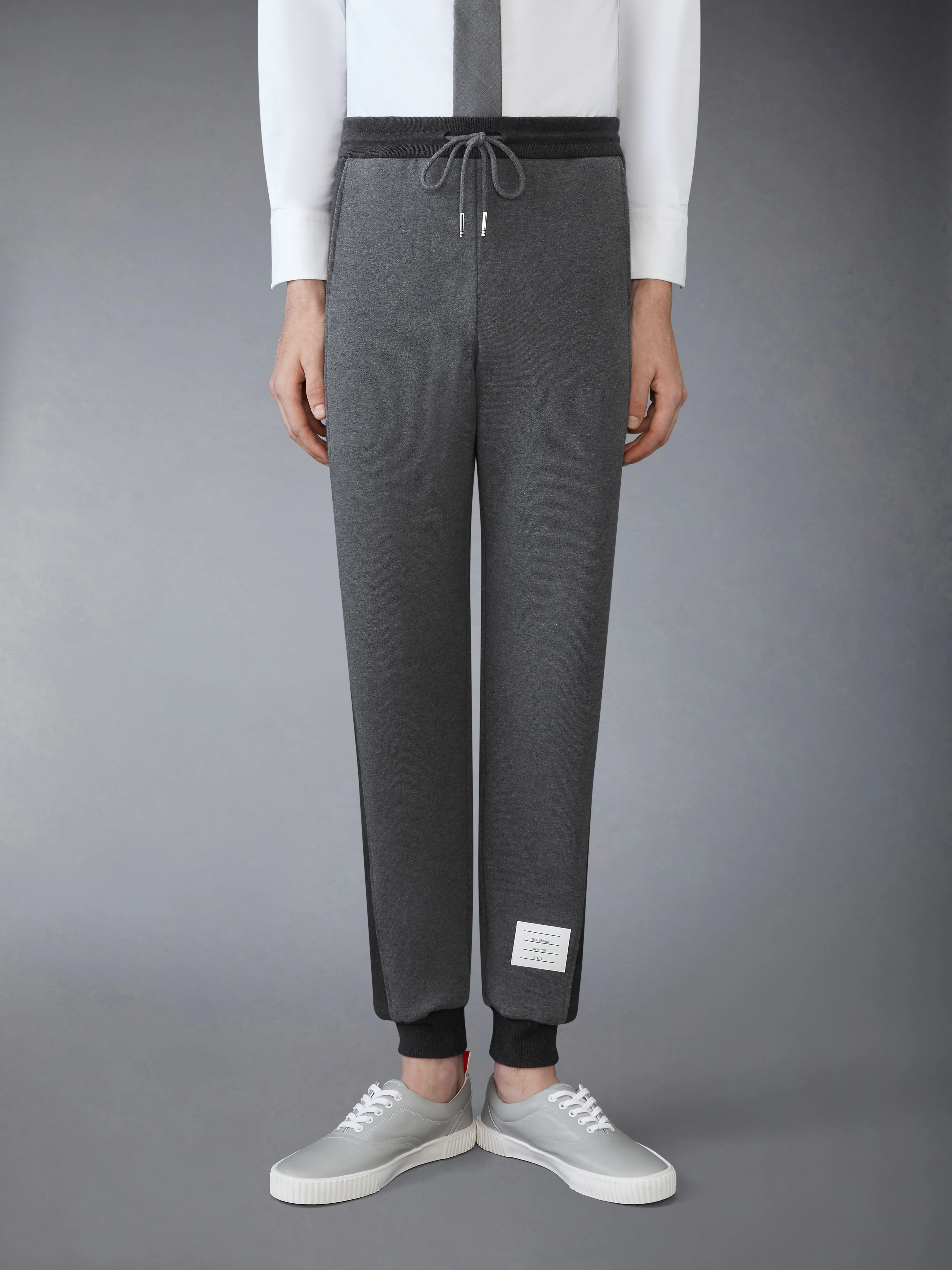 SOLID LOOPBACK JERSEY 4-BAR SWEATPANTS