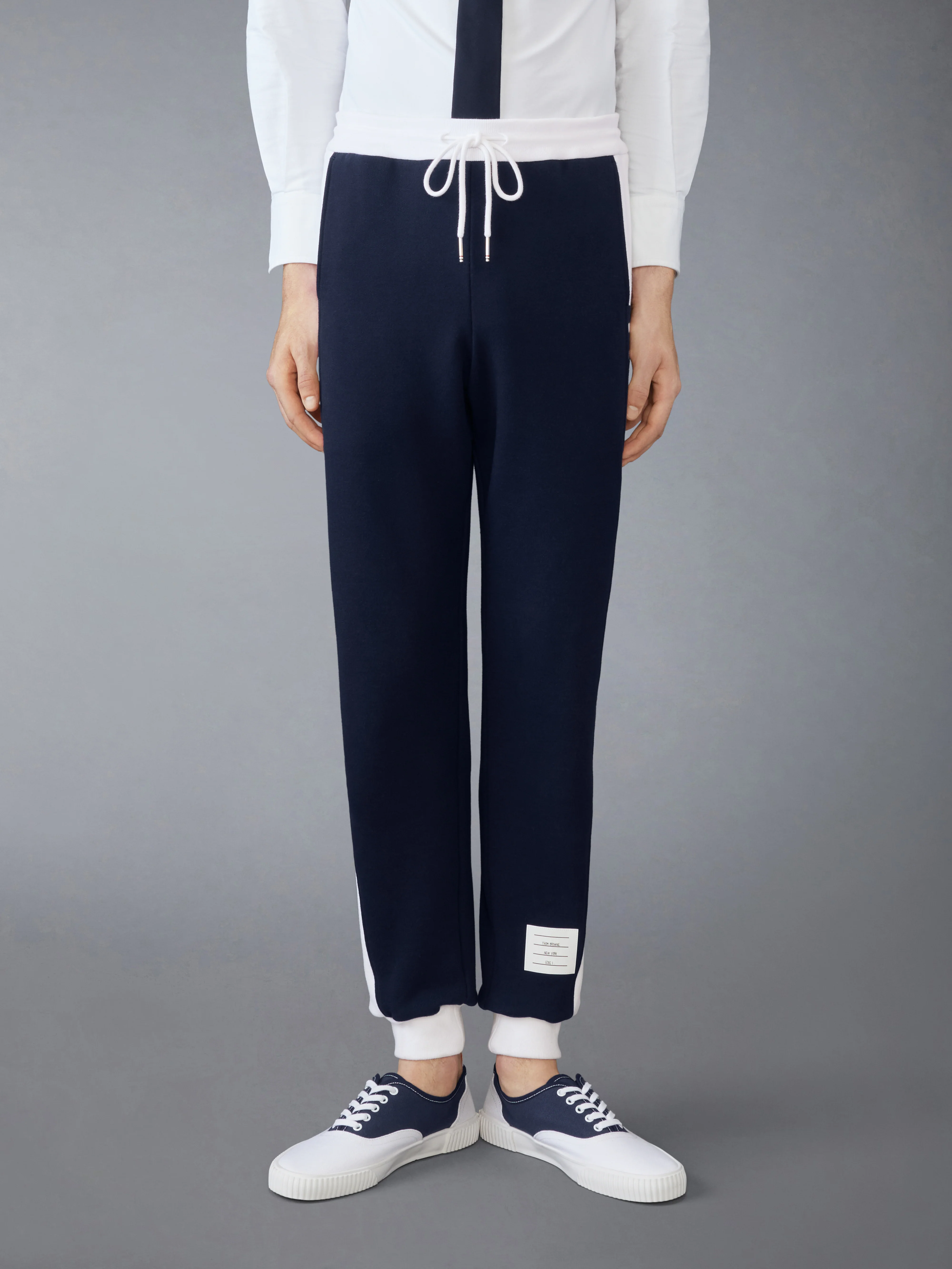 SOLID LOOPBACK JERSEY 4-BAR SWEATPANTS