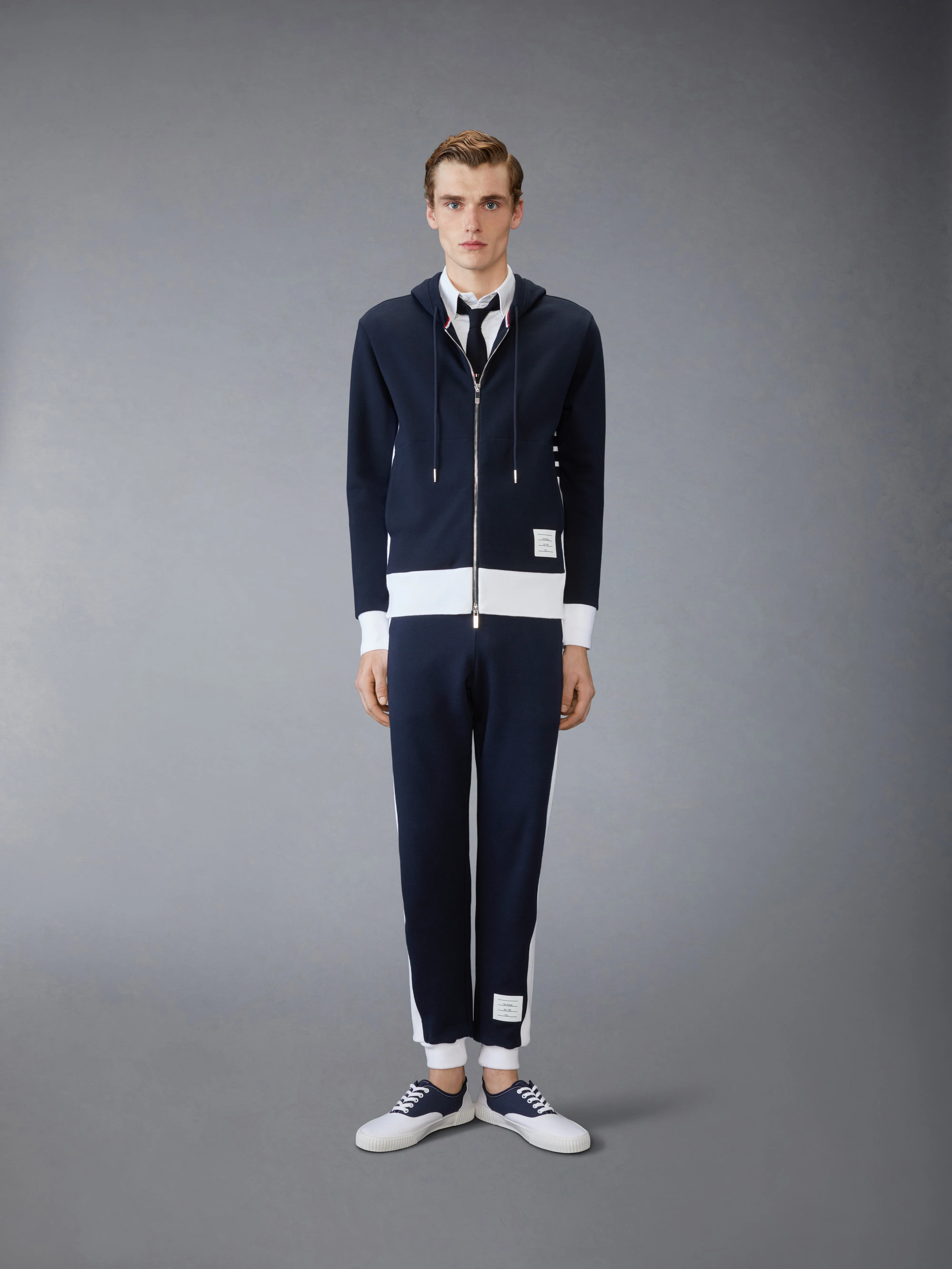 SOLID LOOPBACK JERSEY 4-BAR SWEATPANTS - Image 3