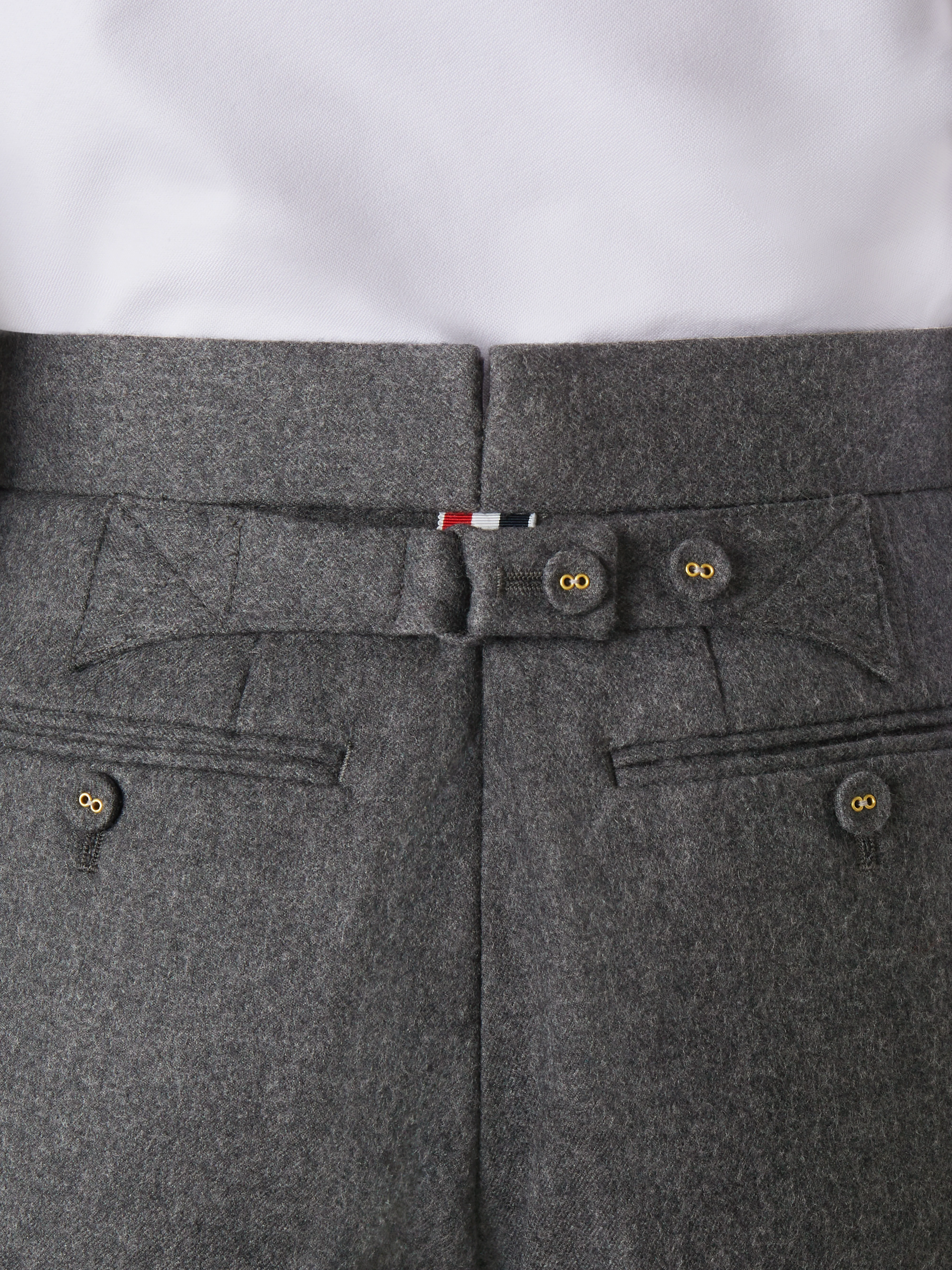 SOLID WOOL FLANNEL BERMUDA SHORT - Image 4