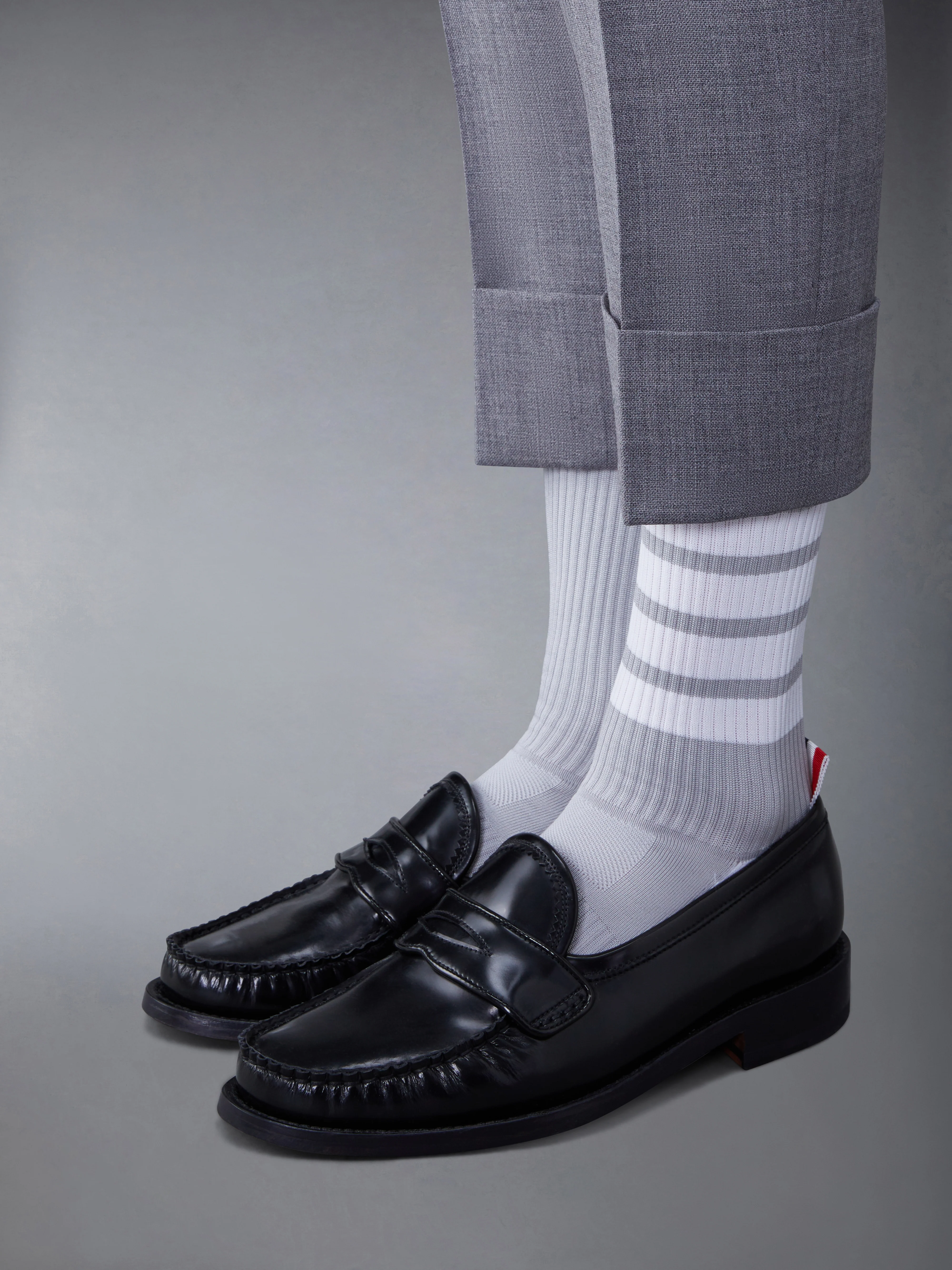 SPAZZOLATO PLEATED VARSITY LOAFER - Image 4