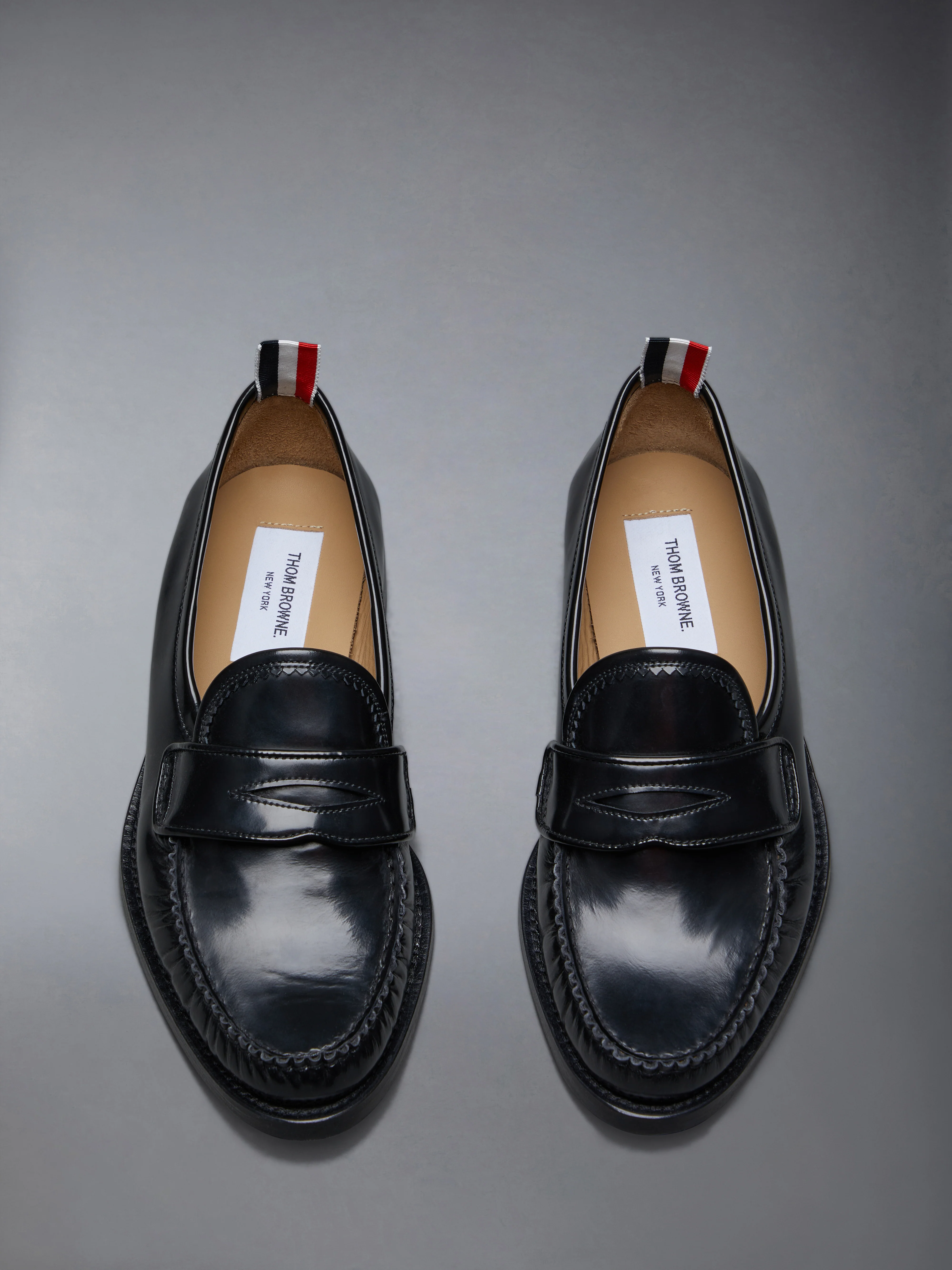 SPAZZOLATO PLEATED VARSITY LOAFER - Image 5