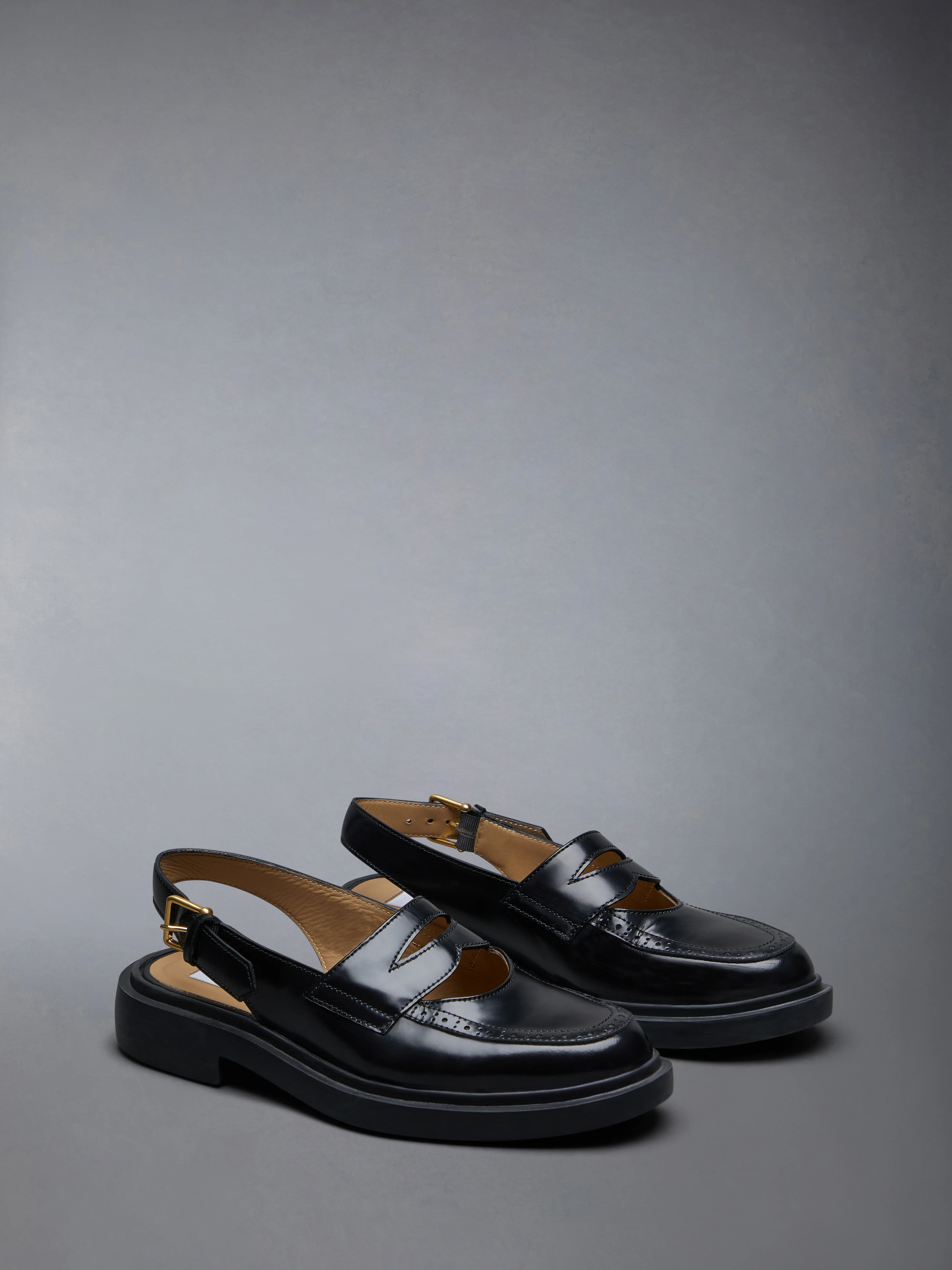 SPAZZOLATO SLINGBACK PENNY LOAFER - Image 2