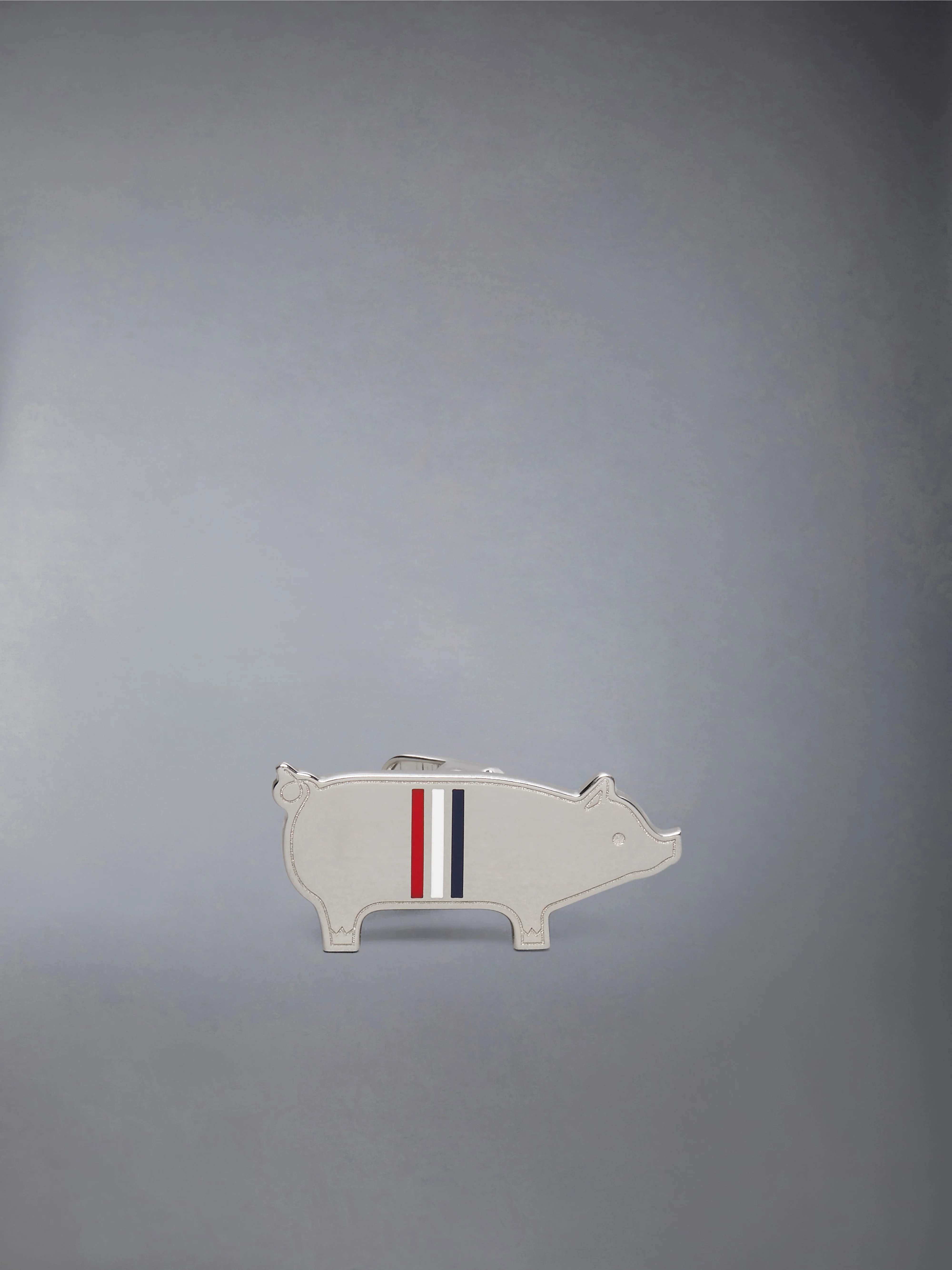 STERLING SILVER PIG TIE BAR