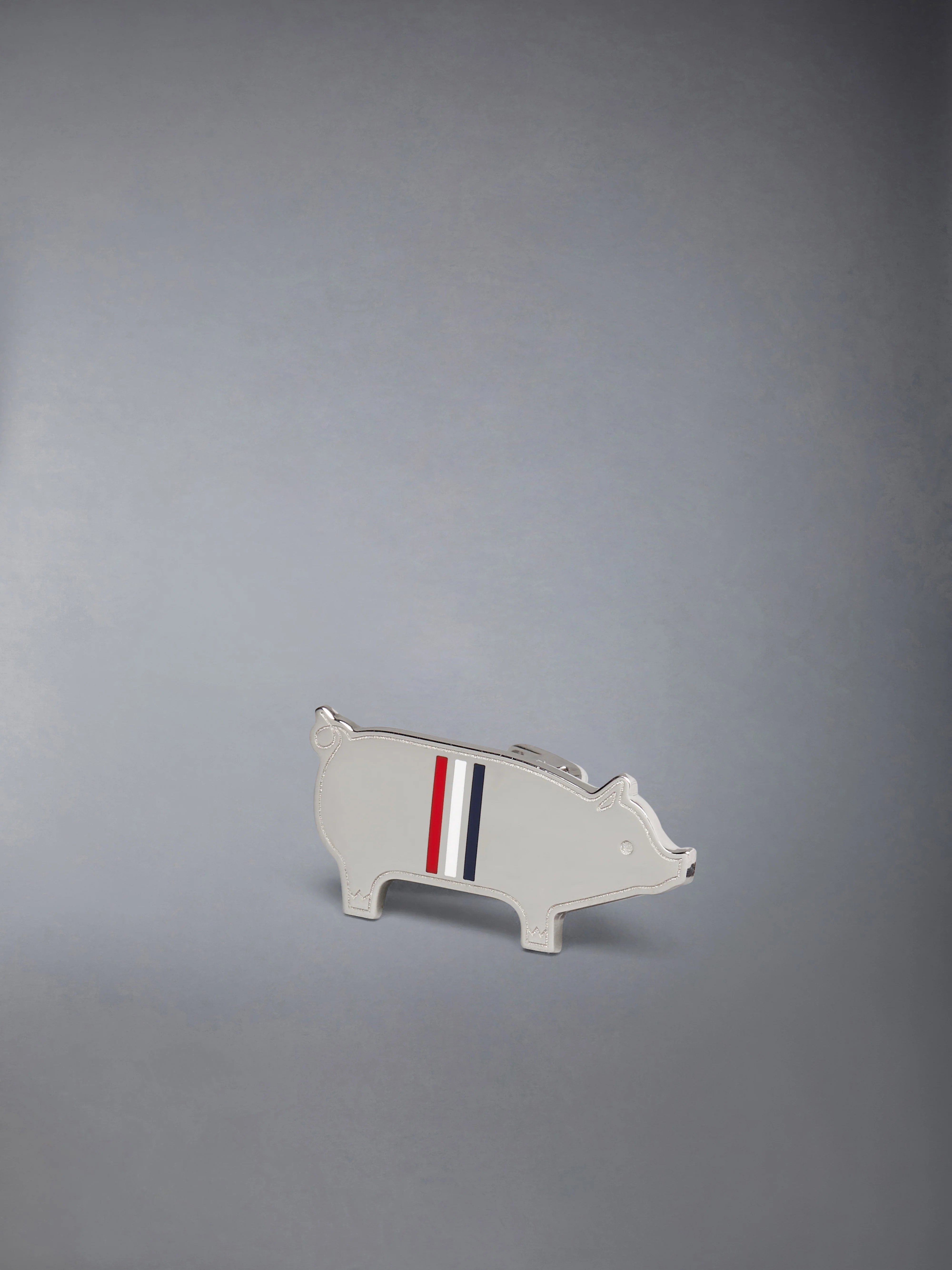 STERLING SILVER PIG TIE BAR - Image 3