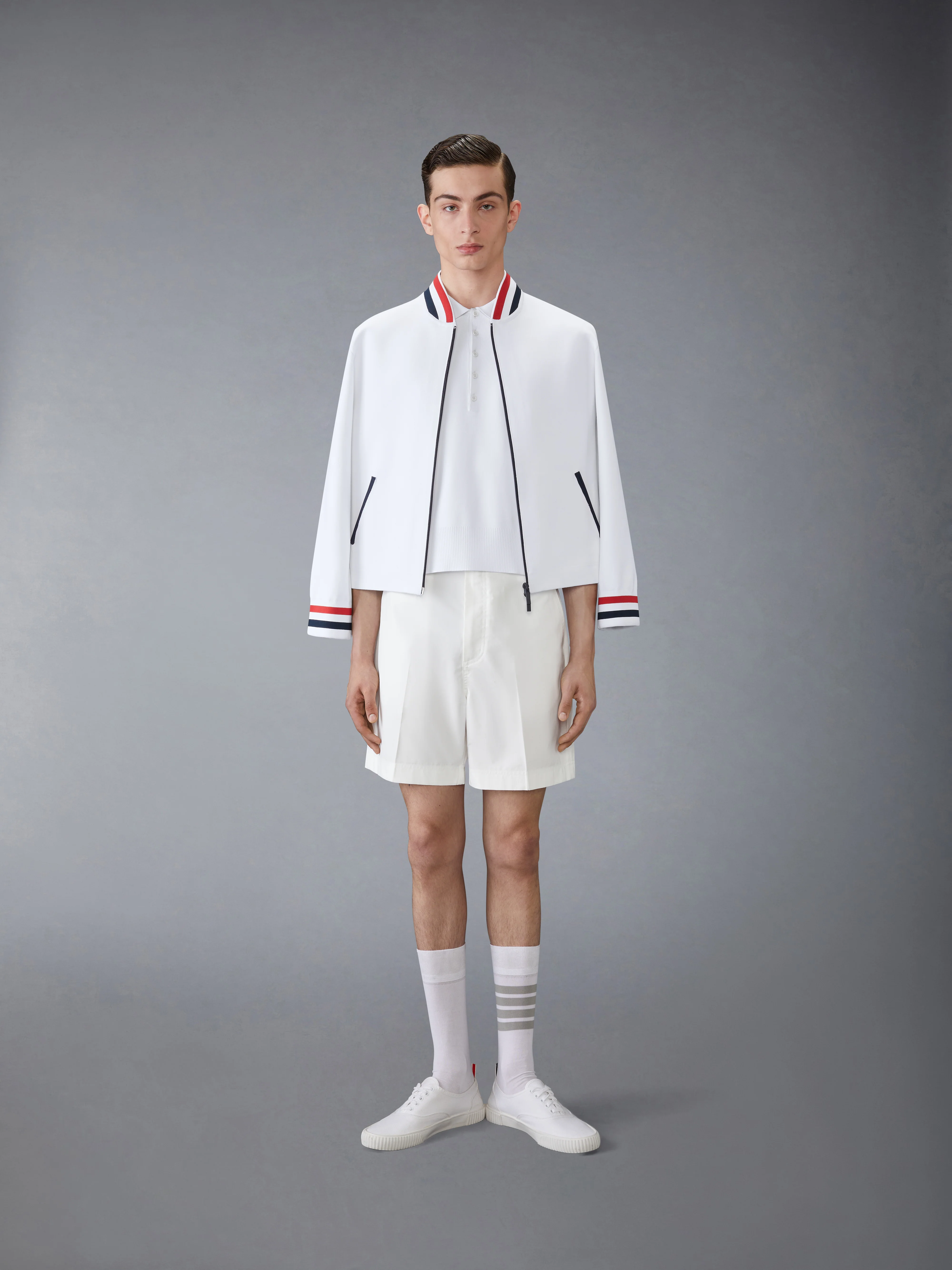 STRETCH VISCOSE TENNIS POLO - Image 3