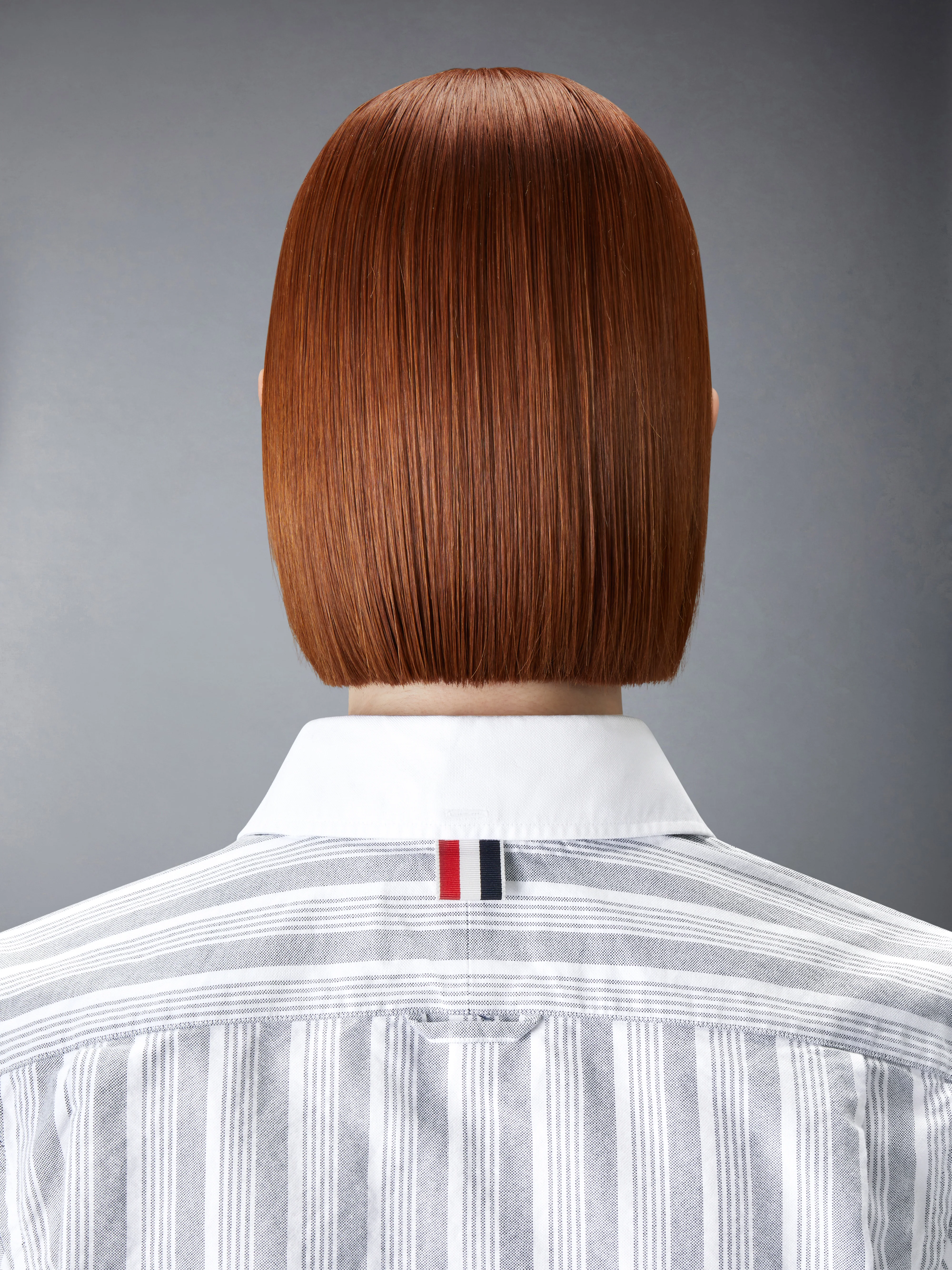 STRIPED CROPPED OXFORD SHIRT - Image 4