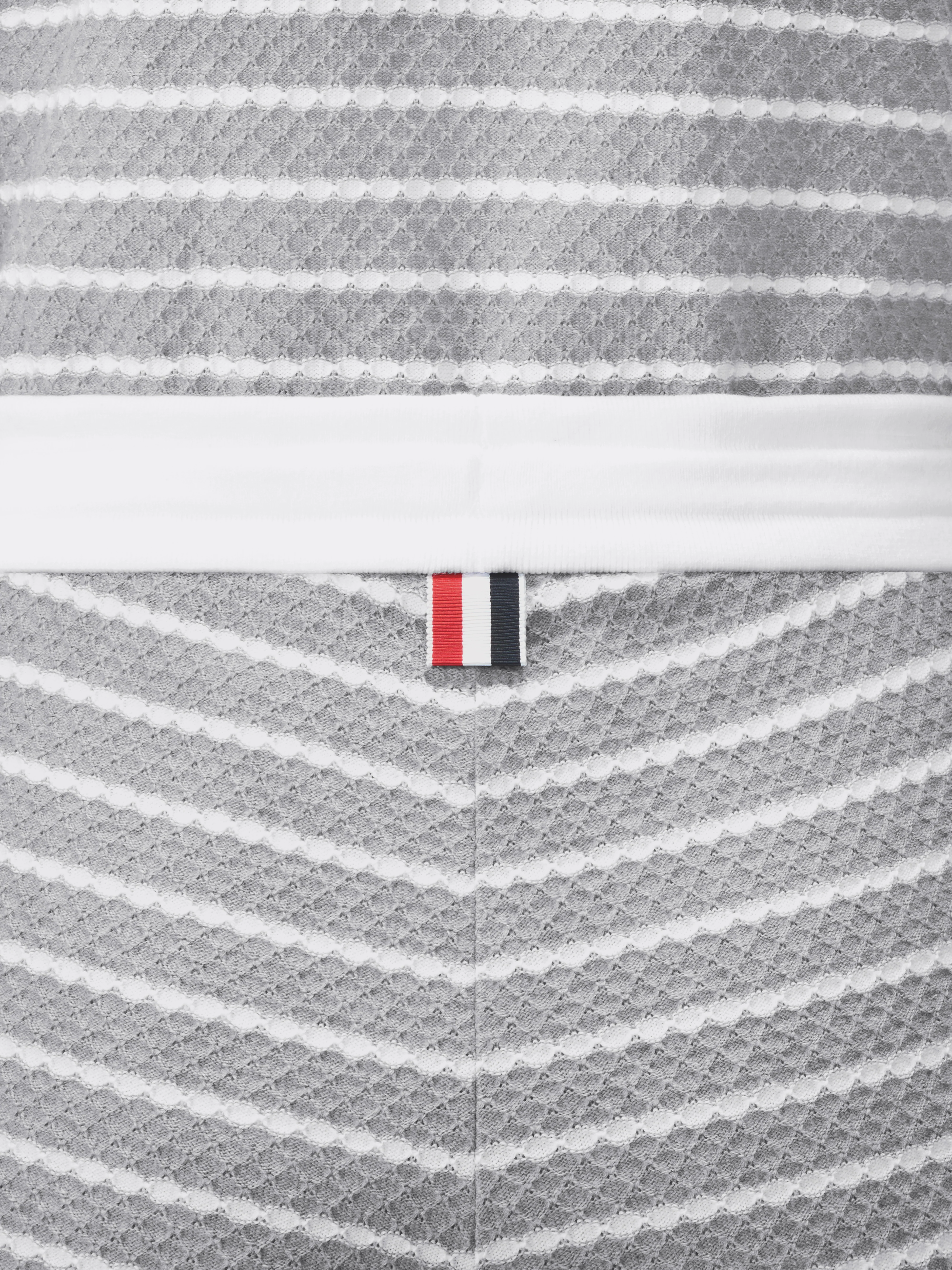STRIPED HONEYCOMB SHORTS - Image 4
