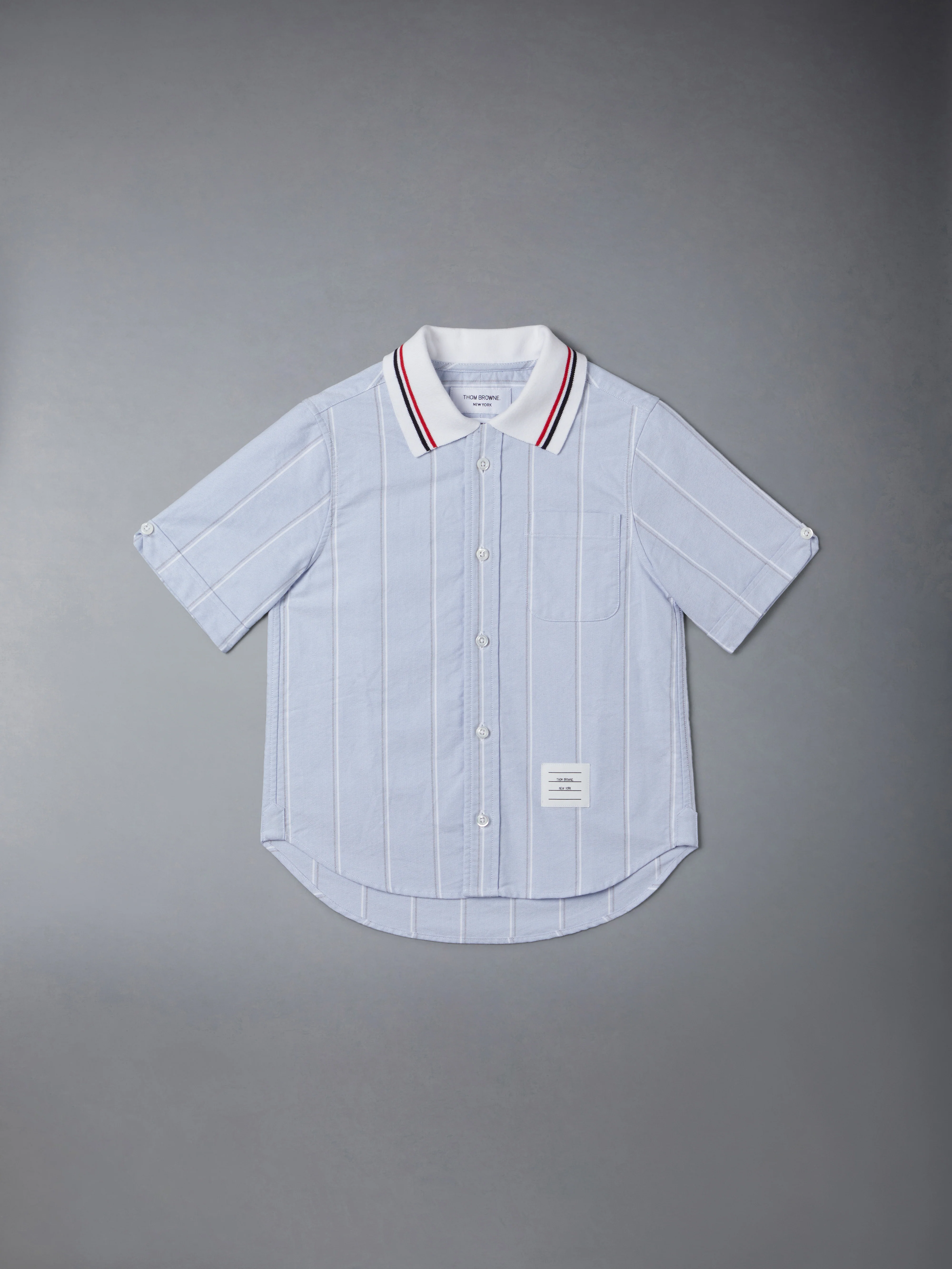 STRIPED OXFORD POLO SHIRT