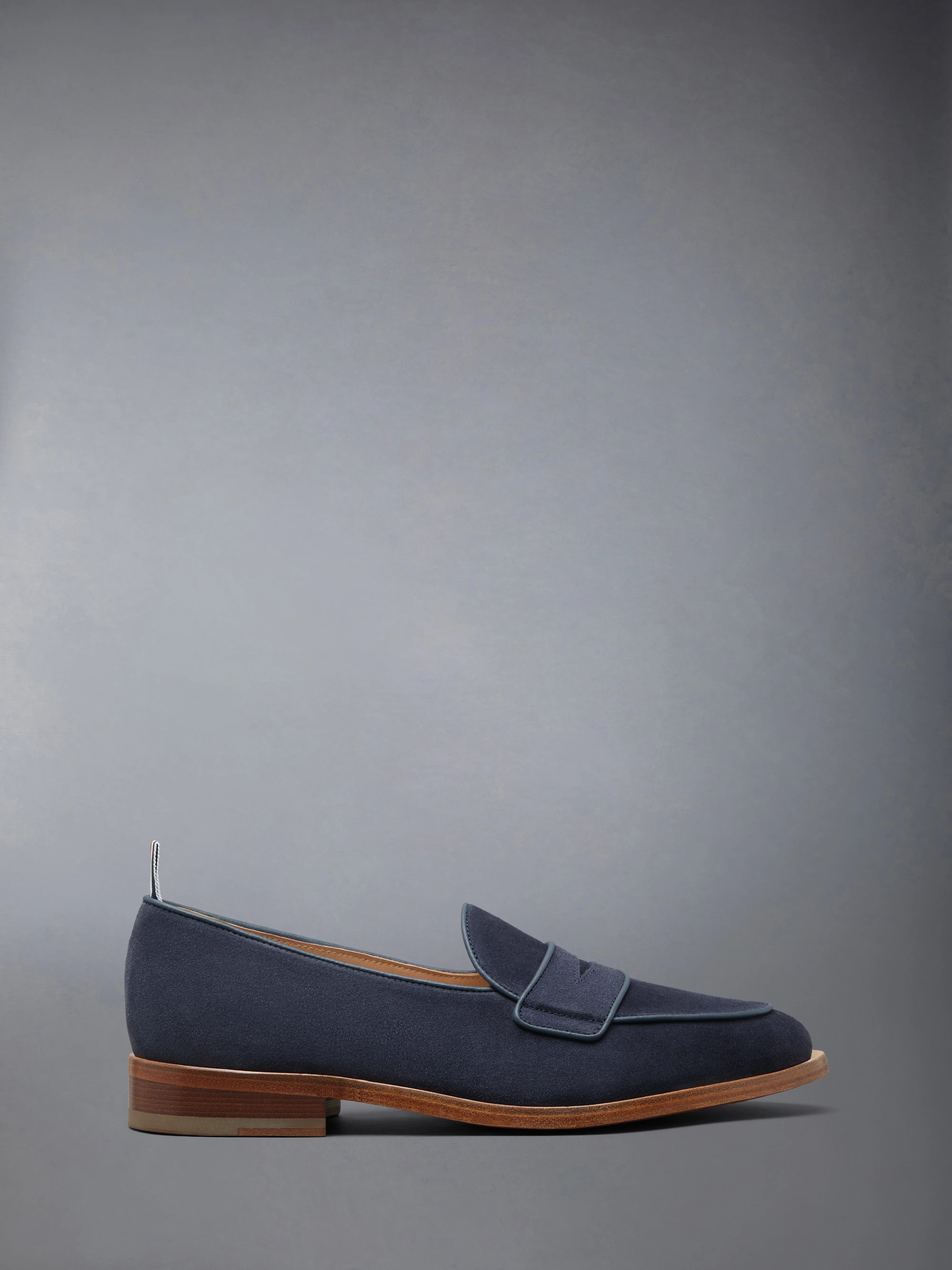 SUEDE VARSITY PENNY LOAFER