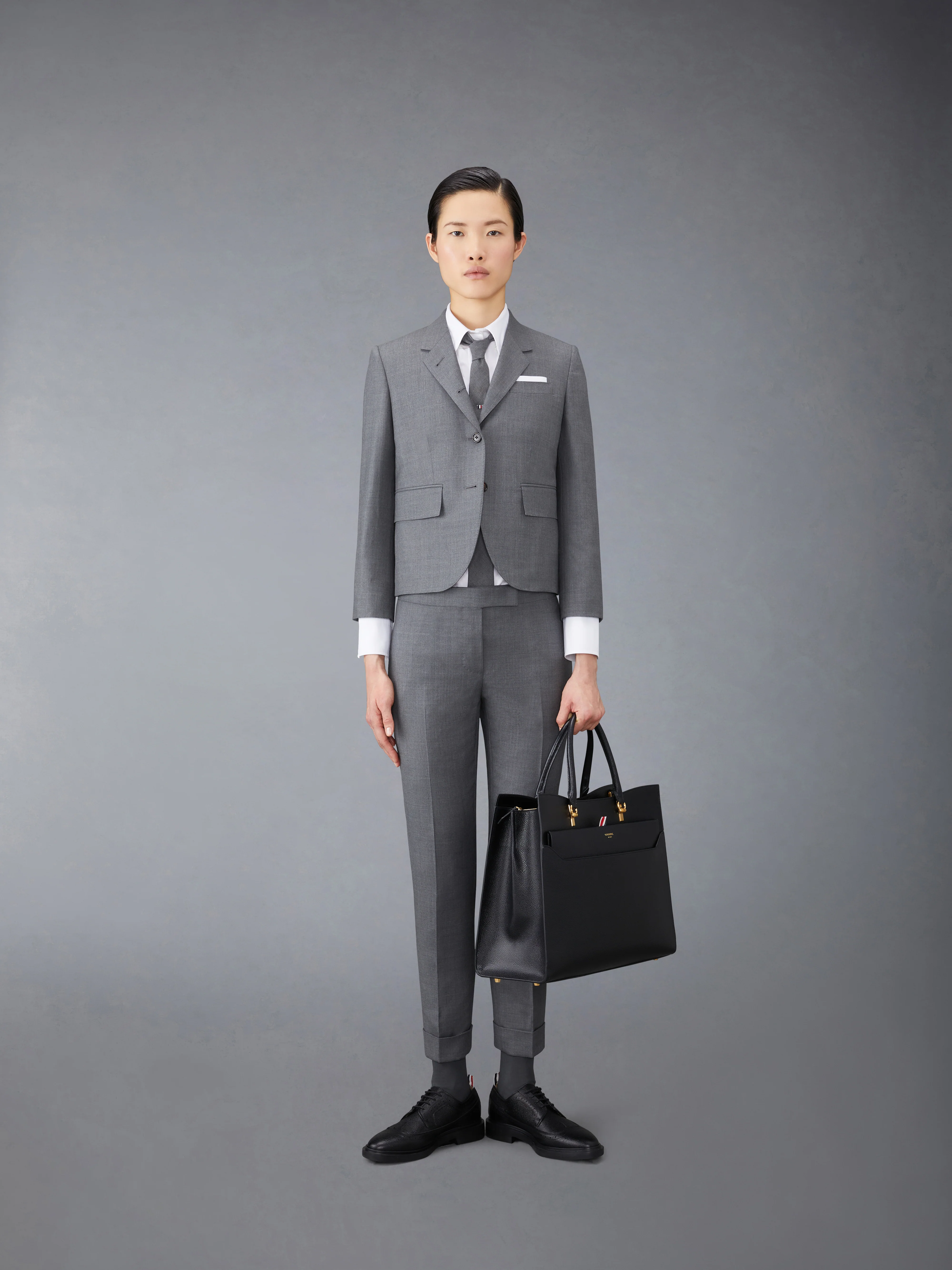 SUPER 120’S TWILL LOW RISE SKINNY TROUSER - Image 3