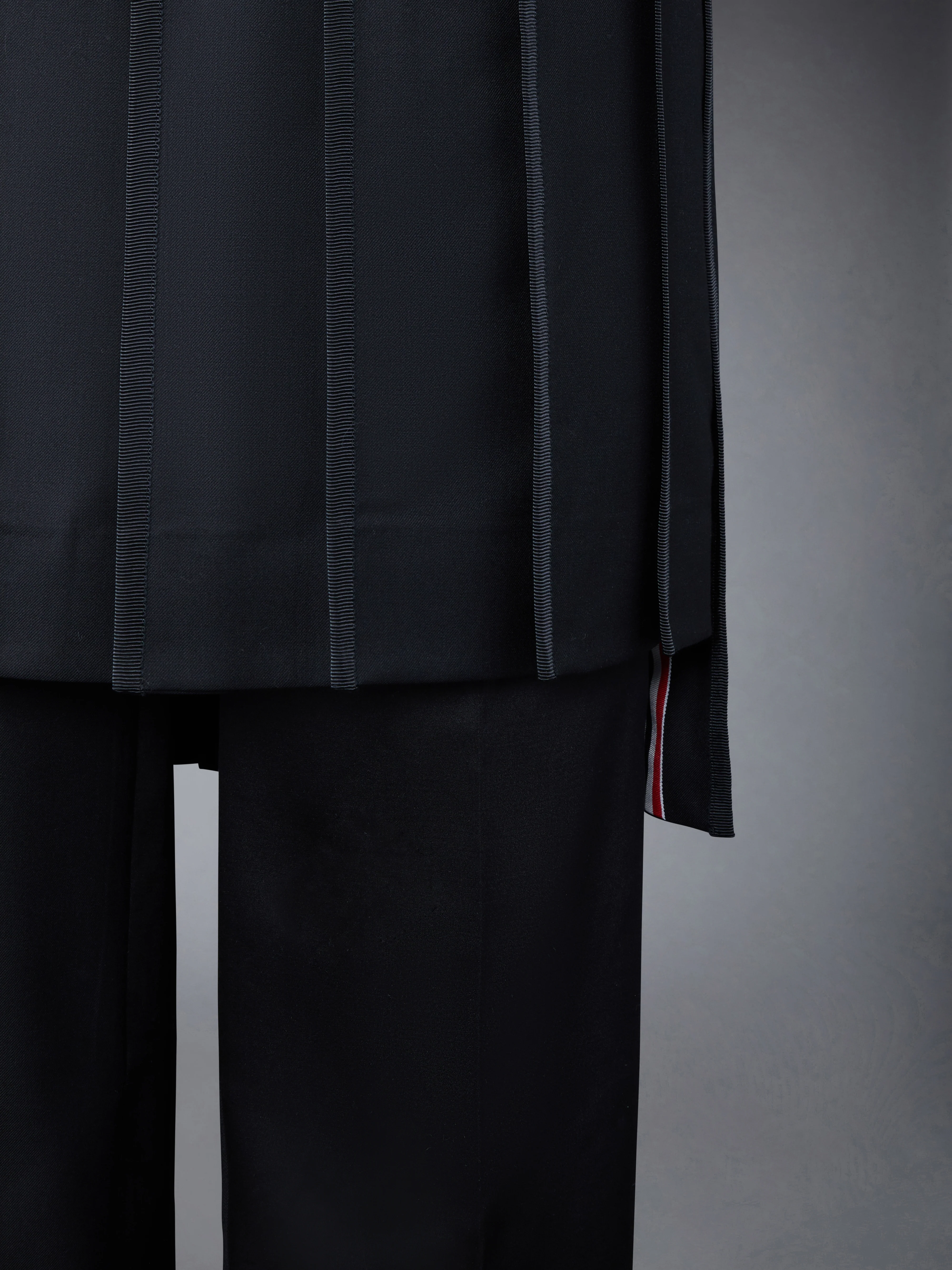Super 120's Collage Pleated Trouser Skirt - Image 5