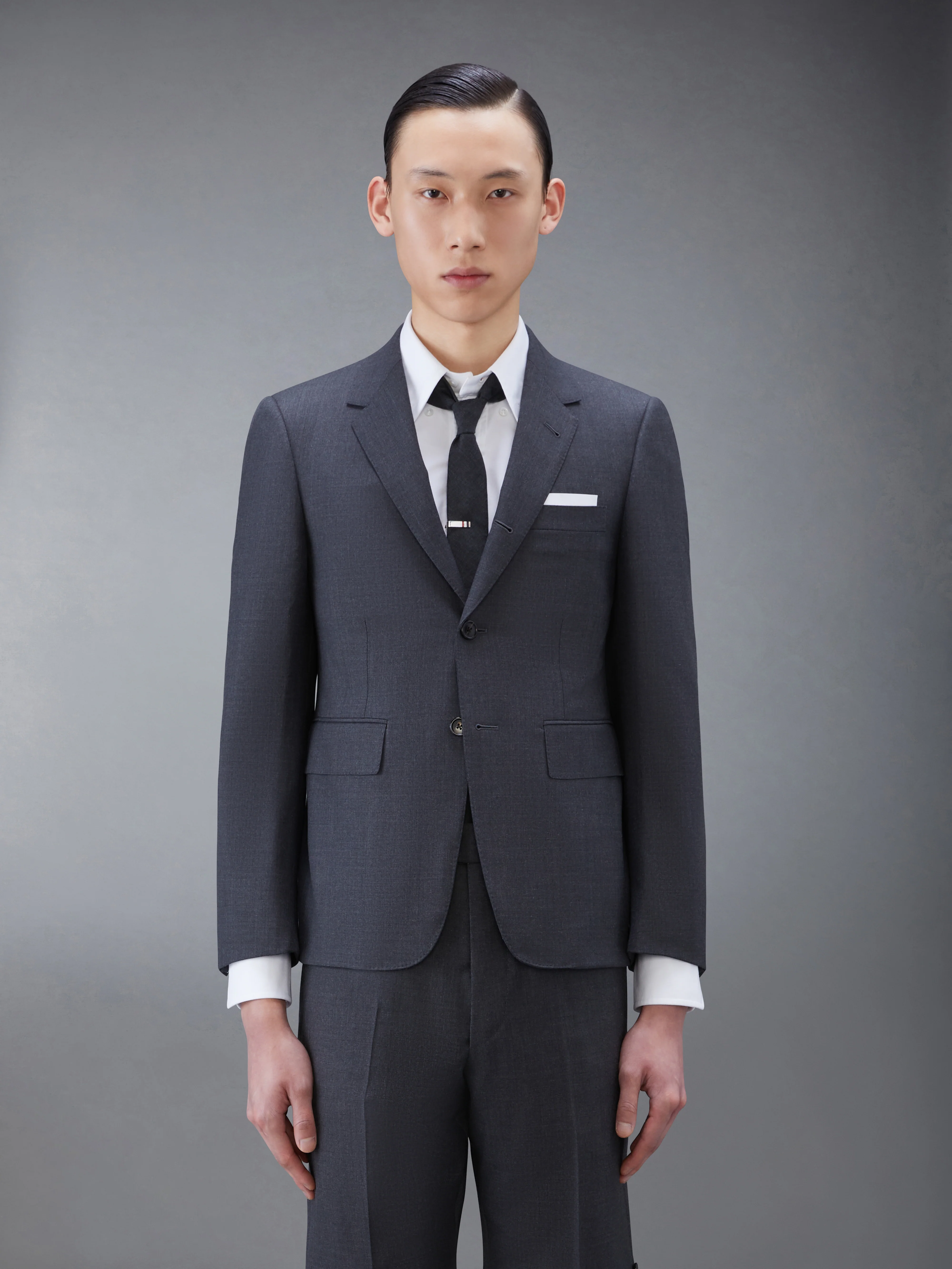 SUPER 120'S TWILL CLASSIC SUIT AND TIE