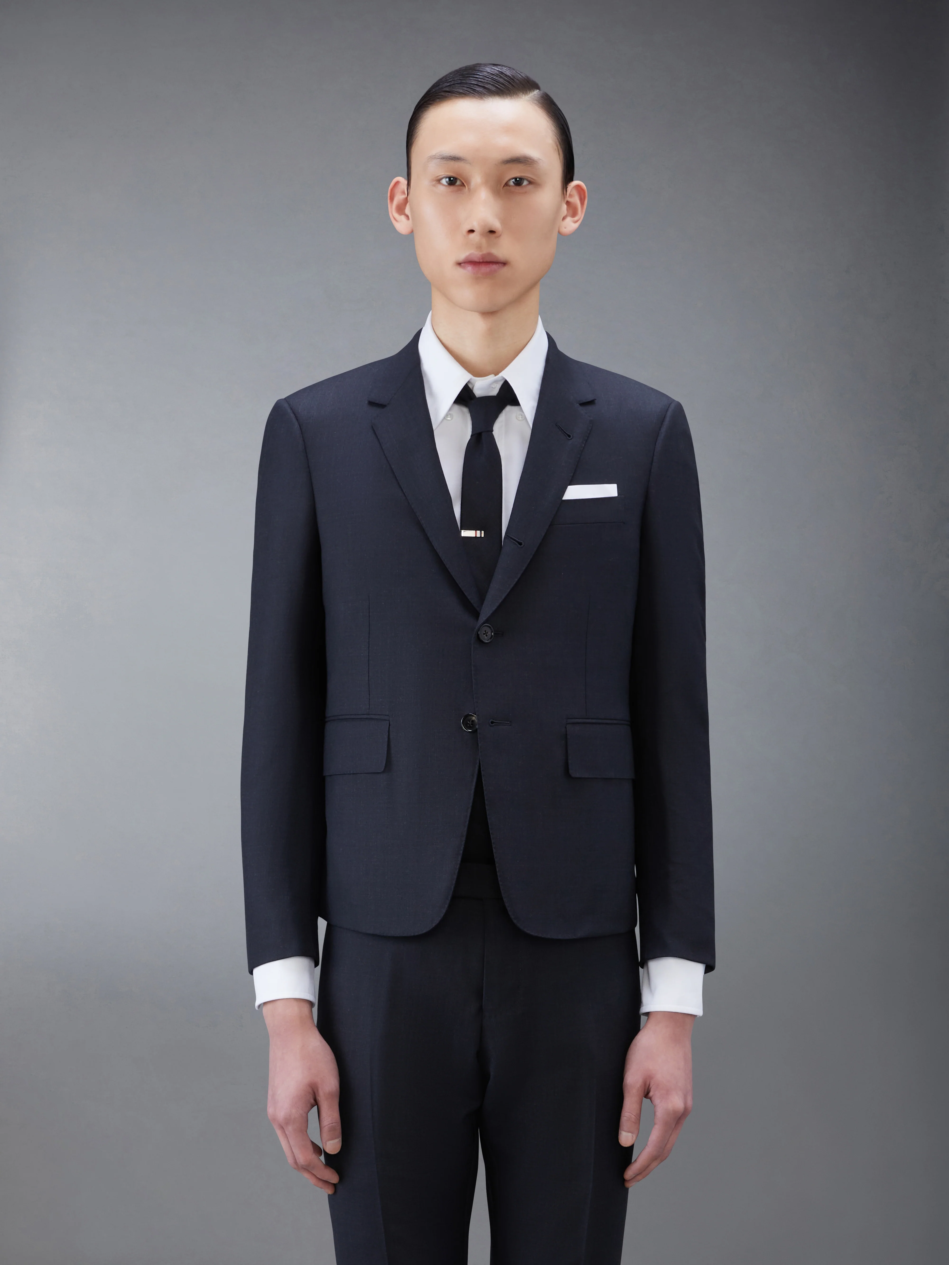 SUPER 120'S TWILL HIGH ARMHOLE SUIT AND TIE - Image 3