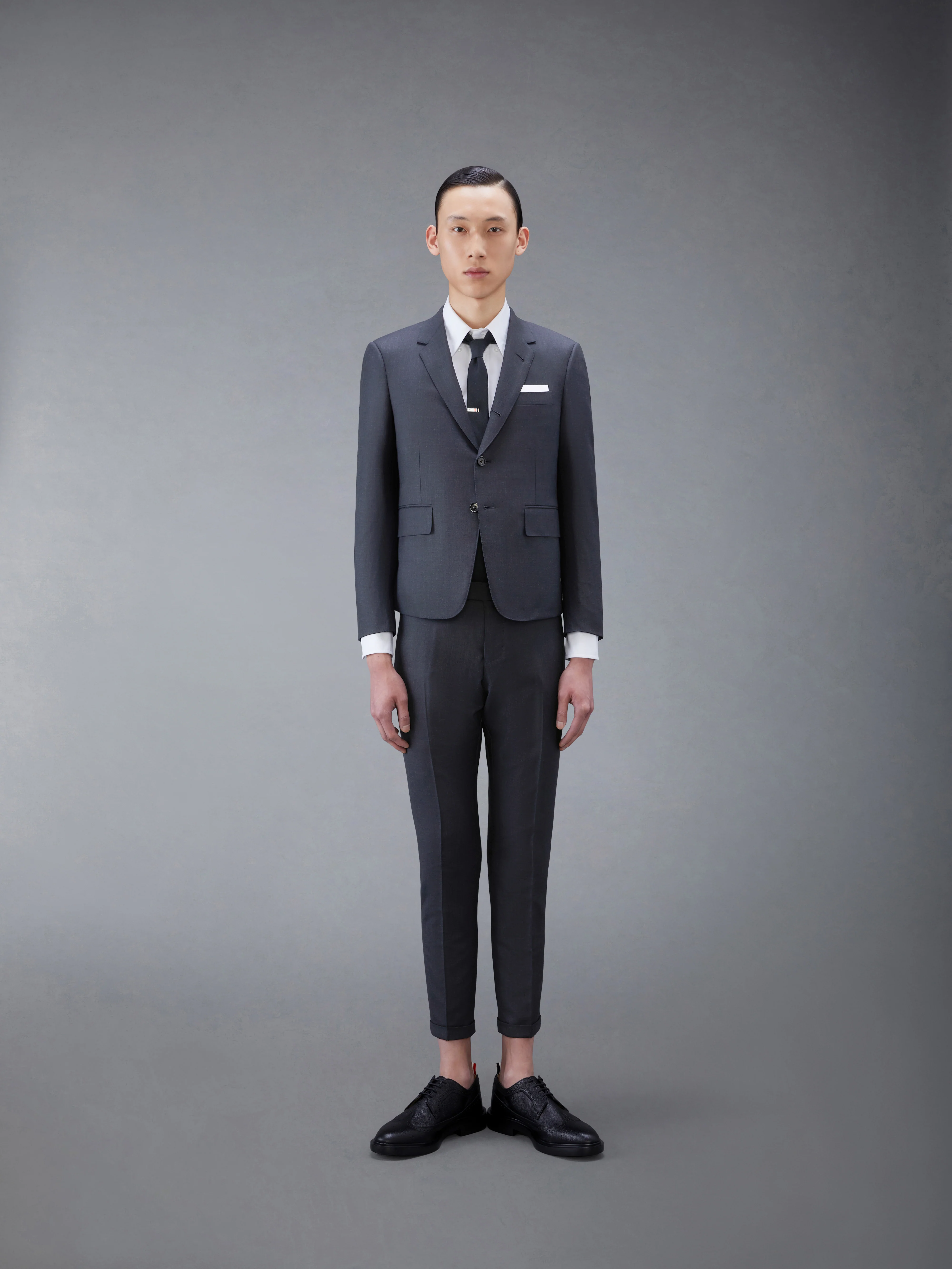 SUPER 120'S TWILL HIGH ARMHOLE SUIT AND TIE