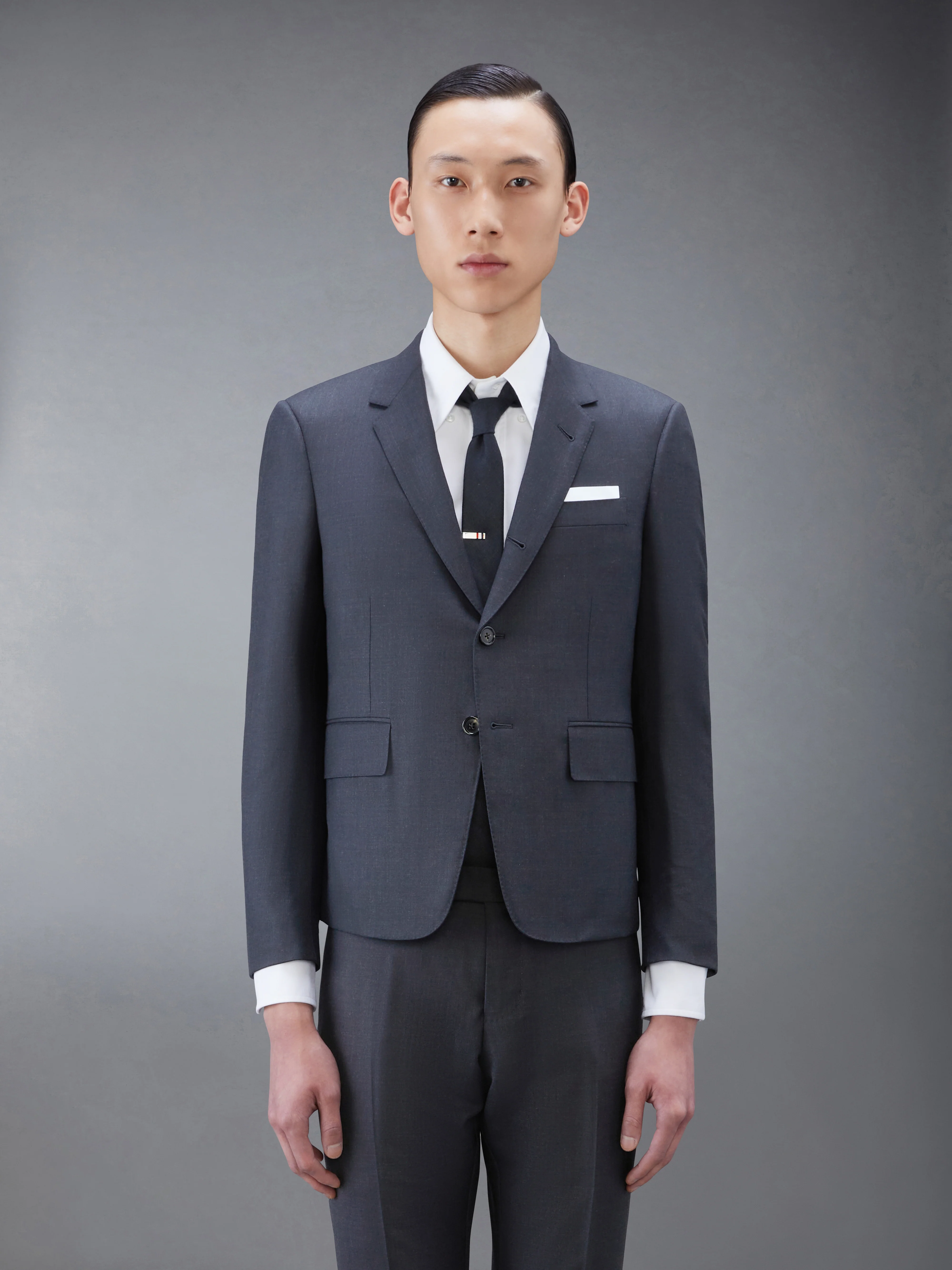 SUPER 120'S TWILL HIGH ARMHOLE SUIT AND TIE - Image 3