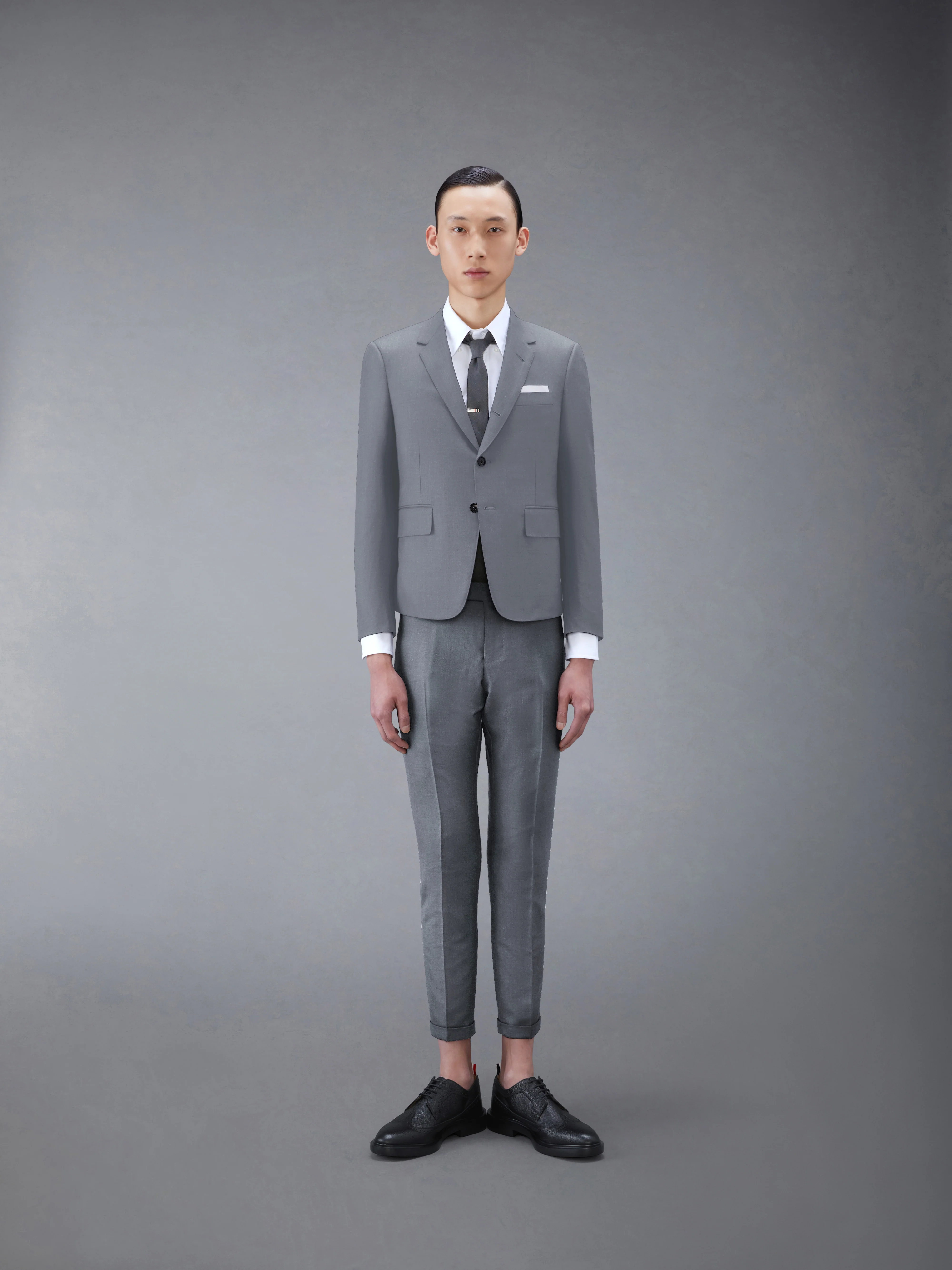 SUPER 120'S TWILL HIGH ARMHOLE SUIT AND TIE