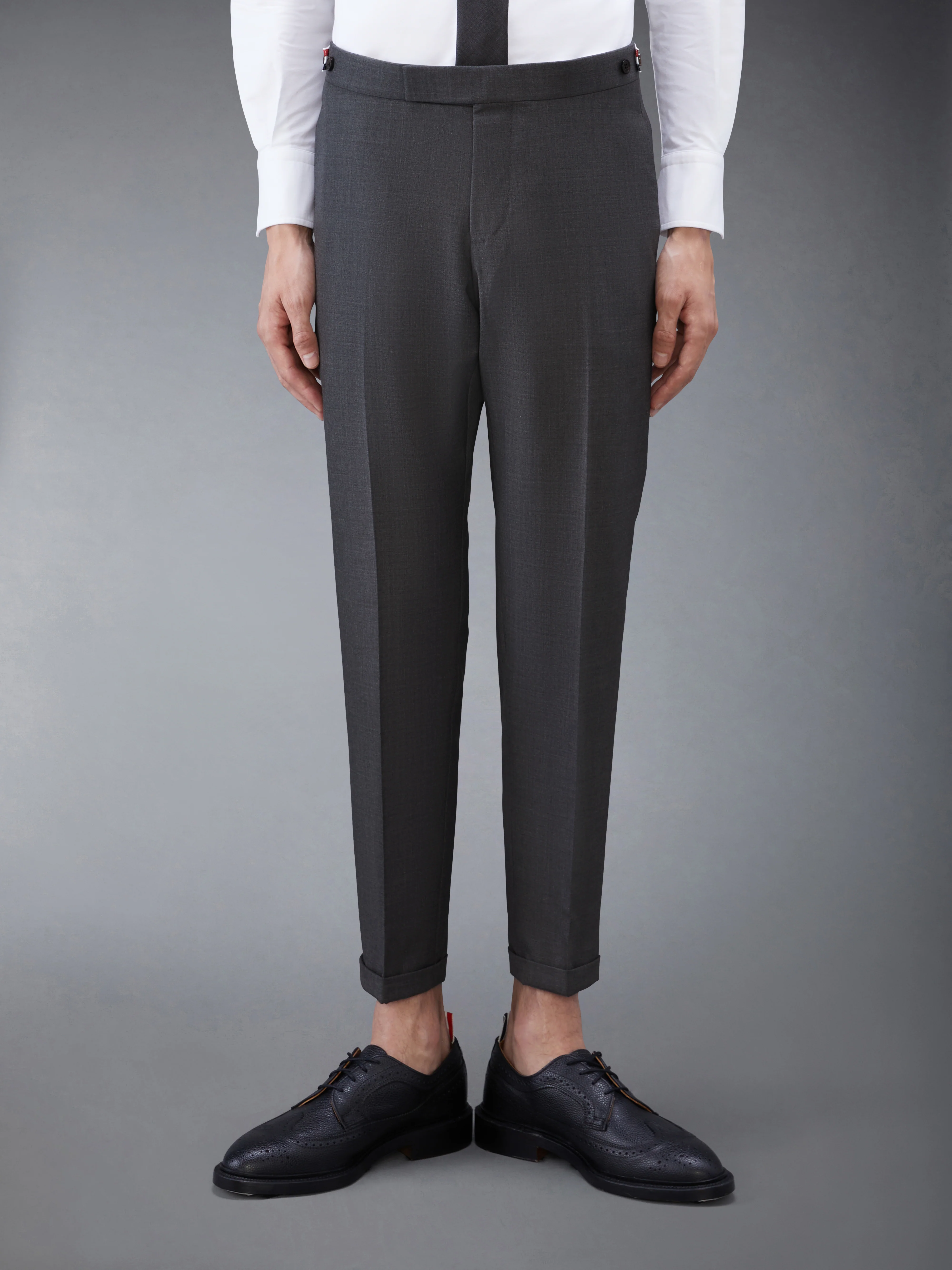 SUPER 120's TWILL LOW RISE TROUSER