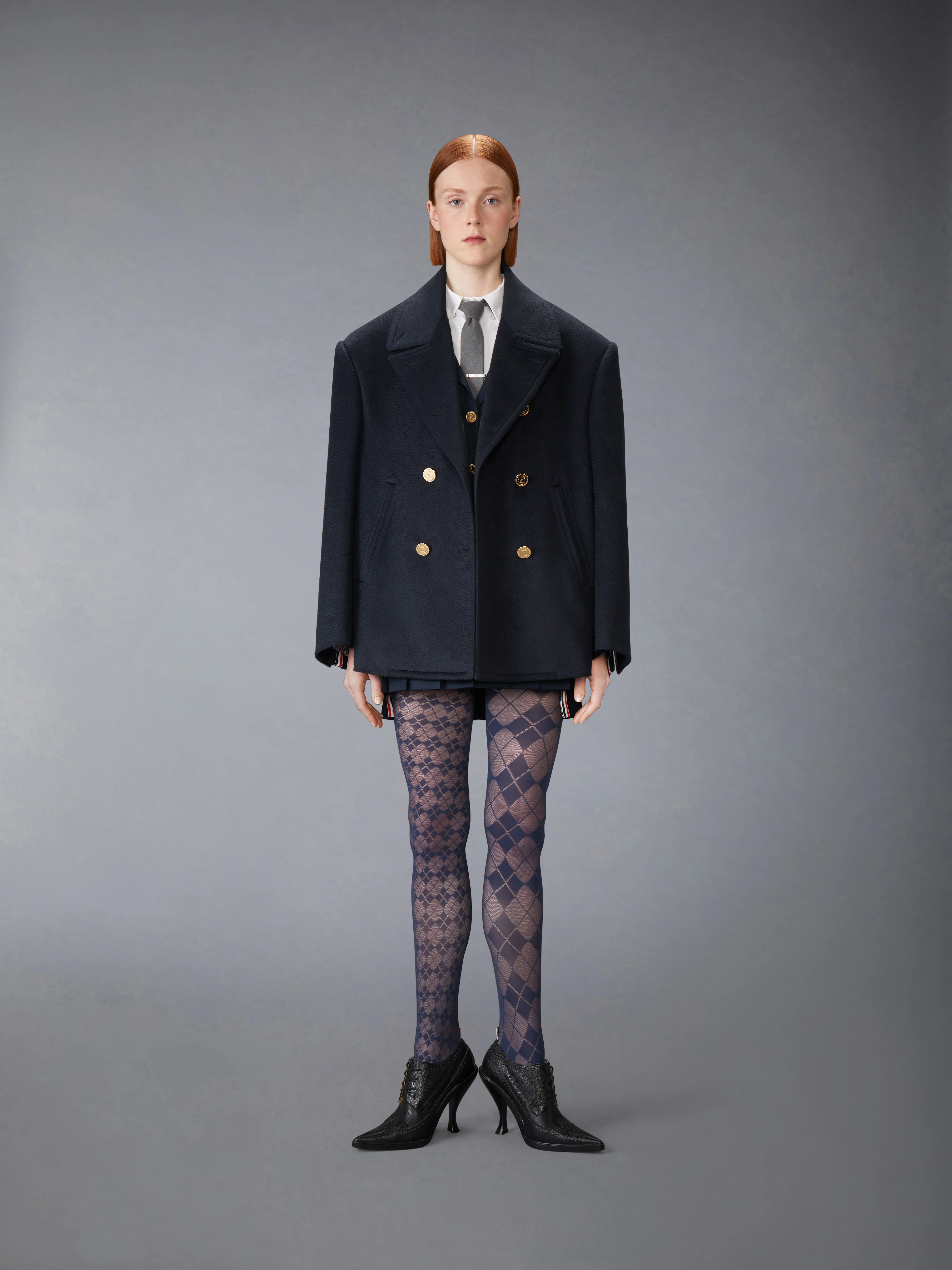 SUPER 120'S TWILL SPORTCOAT MINI DRESS - Image 4