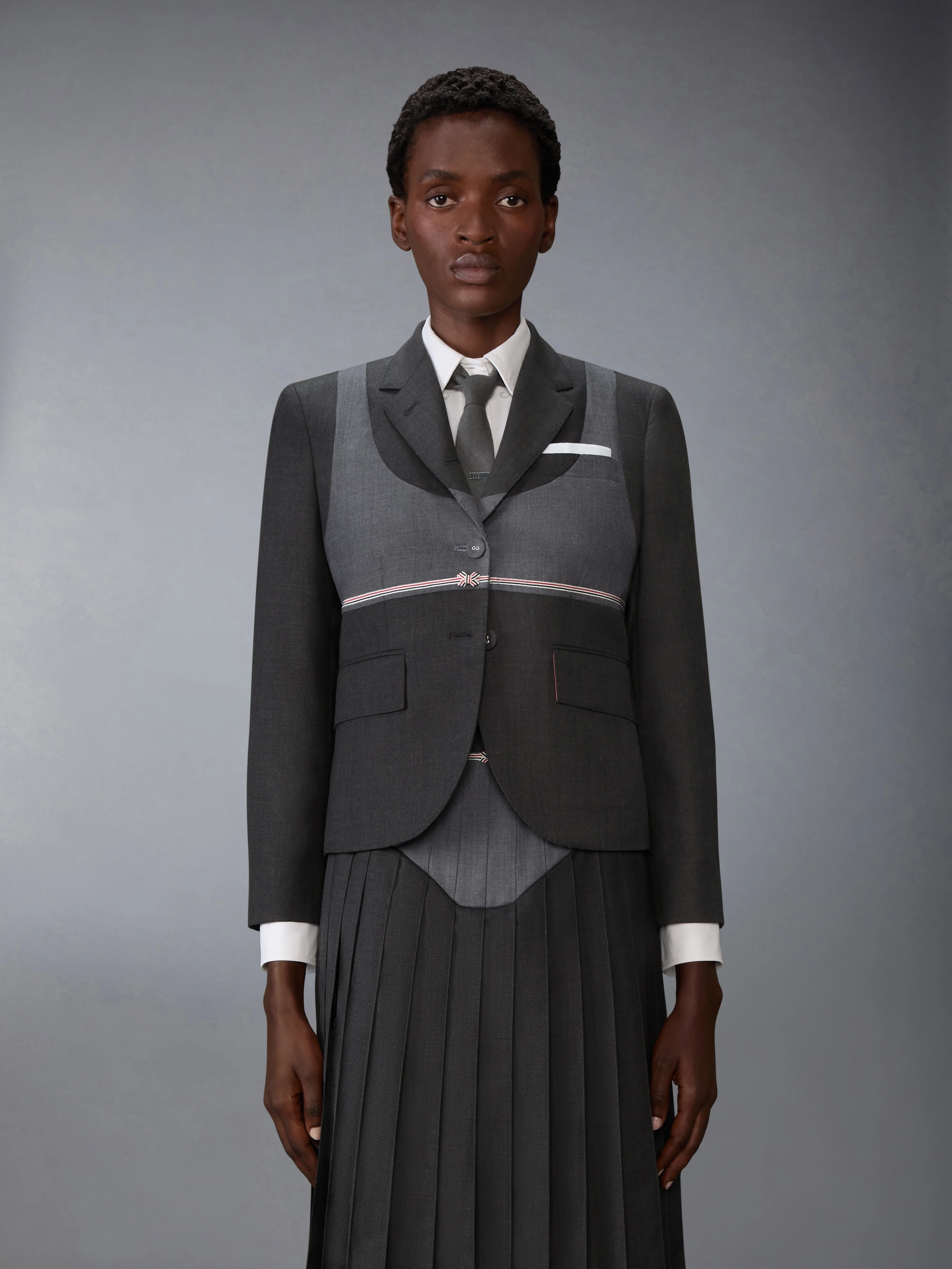 SUPER 120'S TWILL TROMPE-L’ŒIL BIKINI  SPORTCOAT